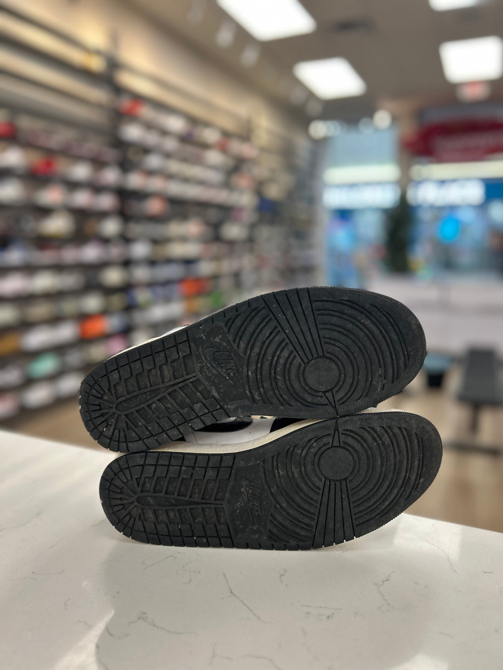 Jordan 1 Mid “Carbon Fiber” Size 10M Preowned No Box