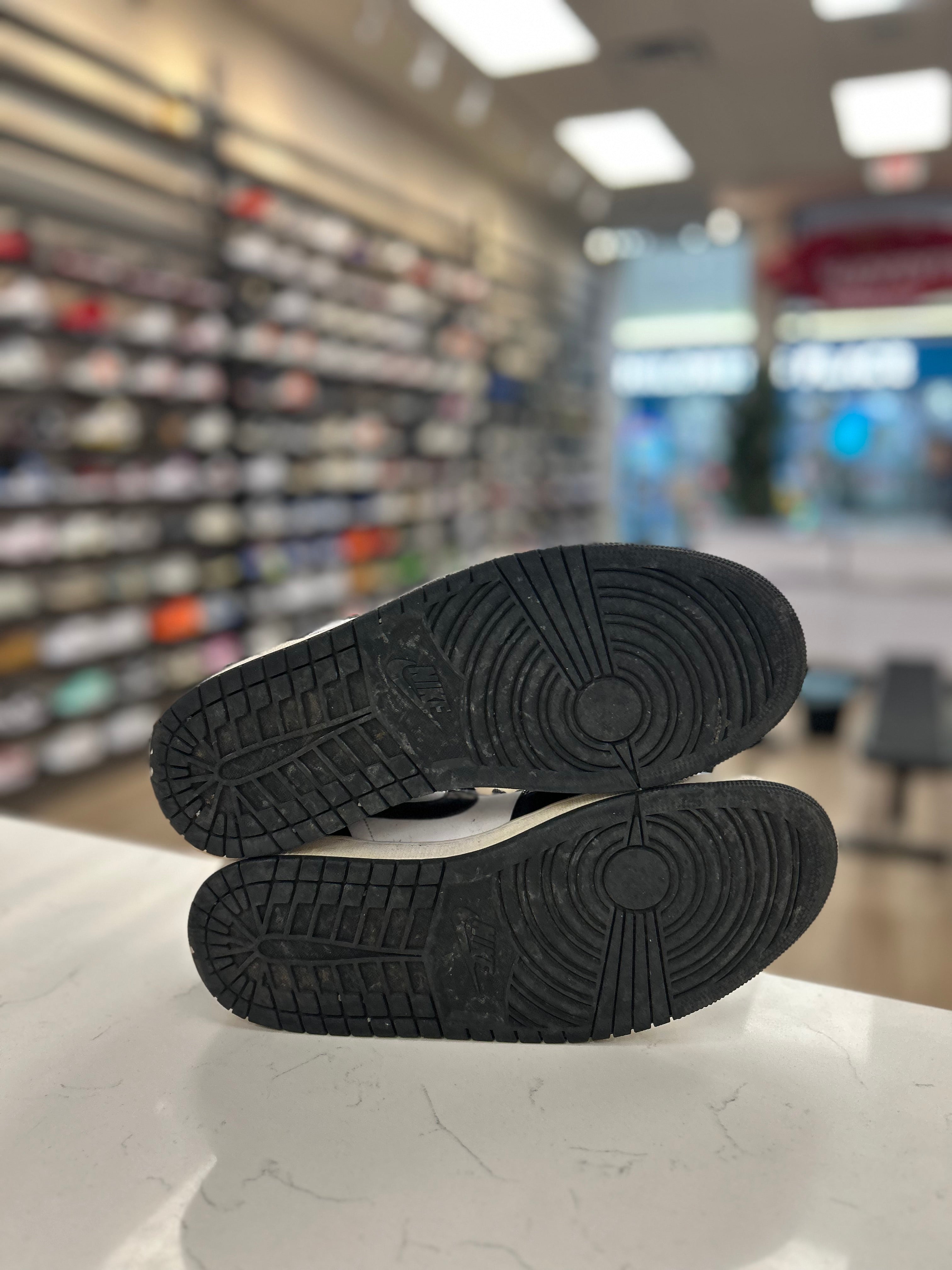 Jordan 1 Mid “Carbon Fiber” Size 10M Preowned No Box