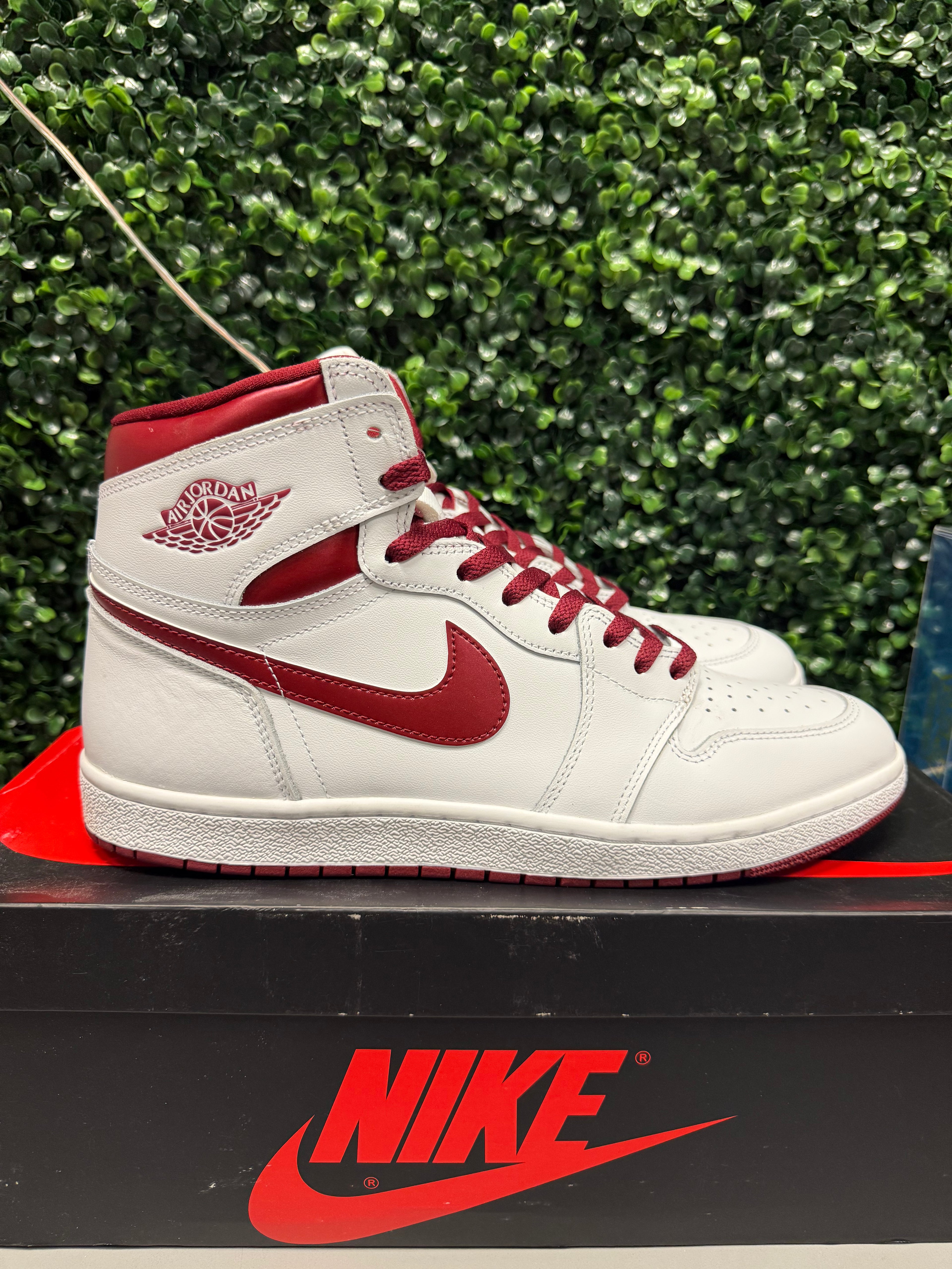 Jordan 1 High "Metallic Burgundy" Size 13 Tried On