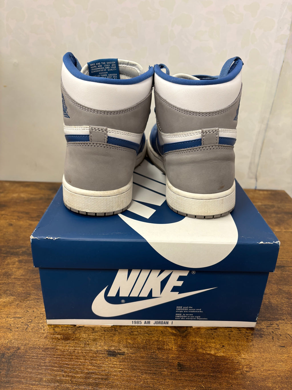 Jordan 1 “True Blue” Preowned Size 9