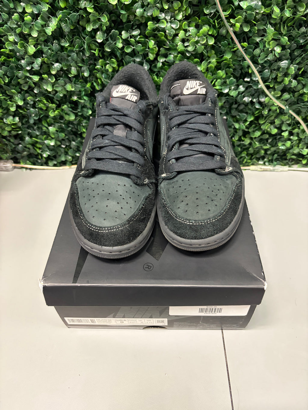 Jordan 1 Retro Low OG SP Travis Scott "Black Phantom" Size 9 Preowned