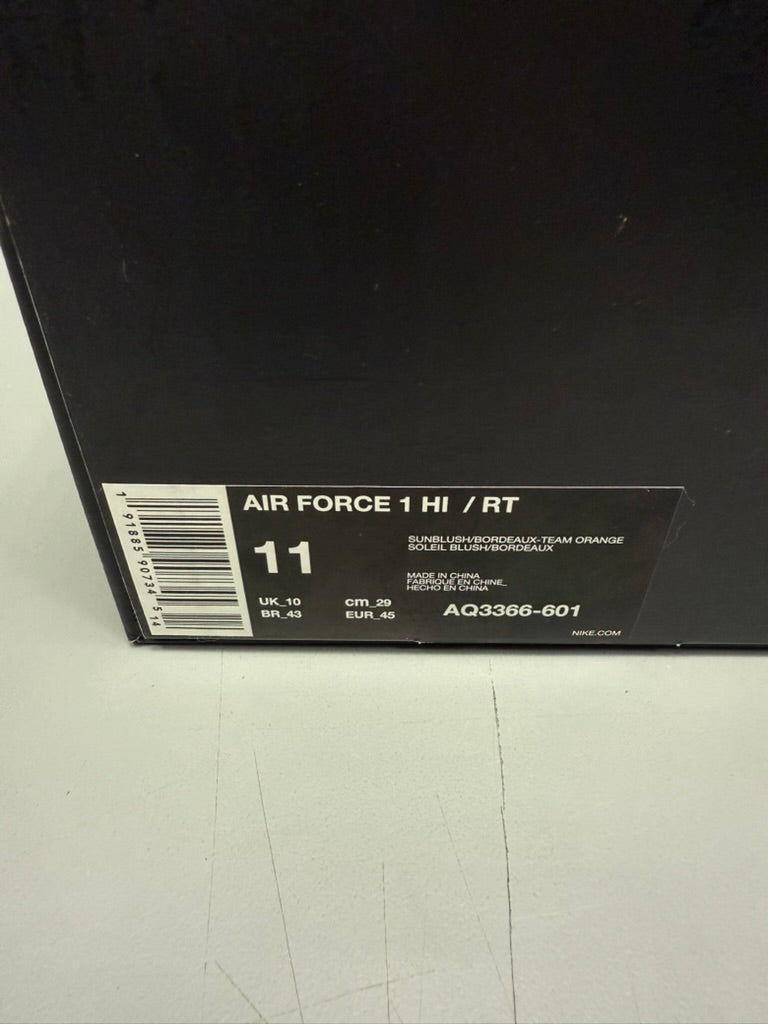 Nike Air Force 1 High Riccardo Tisci “Pink” Size 11 Preowned