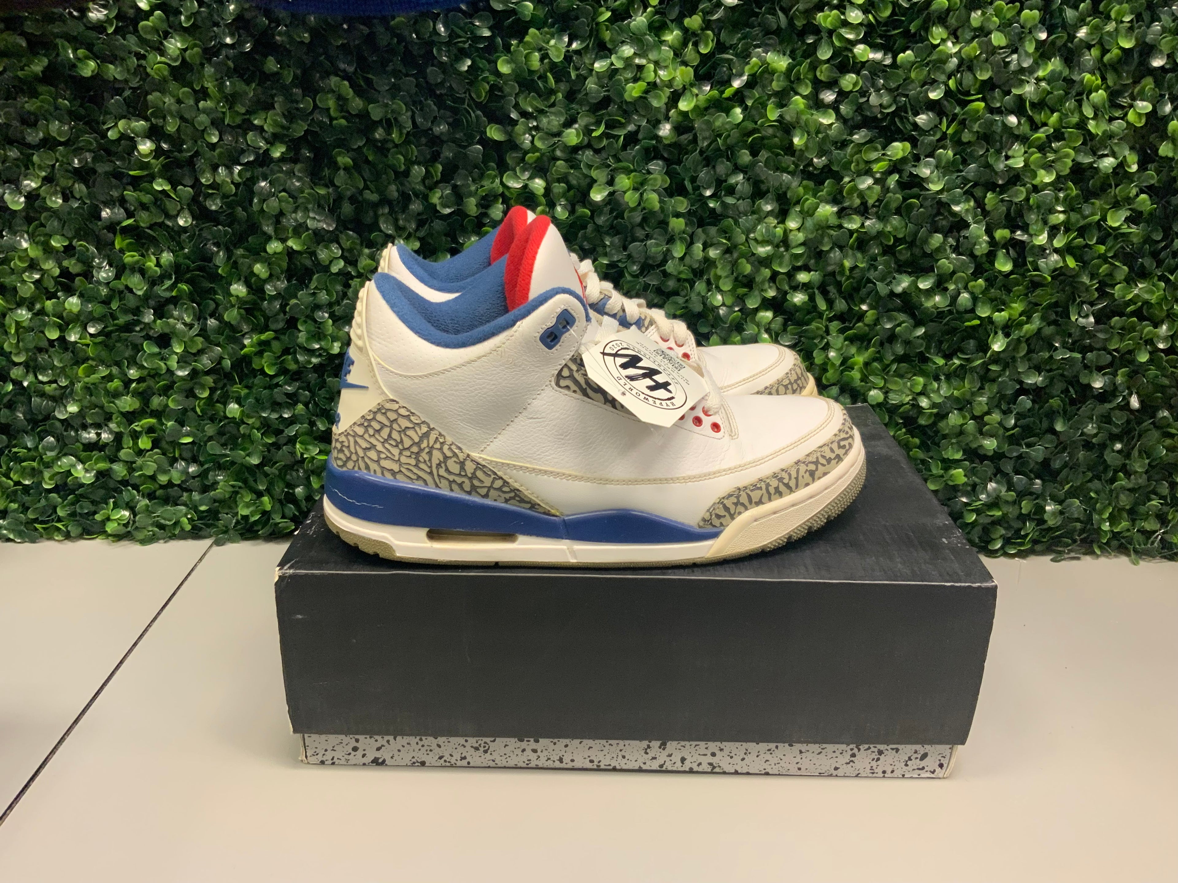Jordan 3 "True Blue" Size 8 Preowned