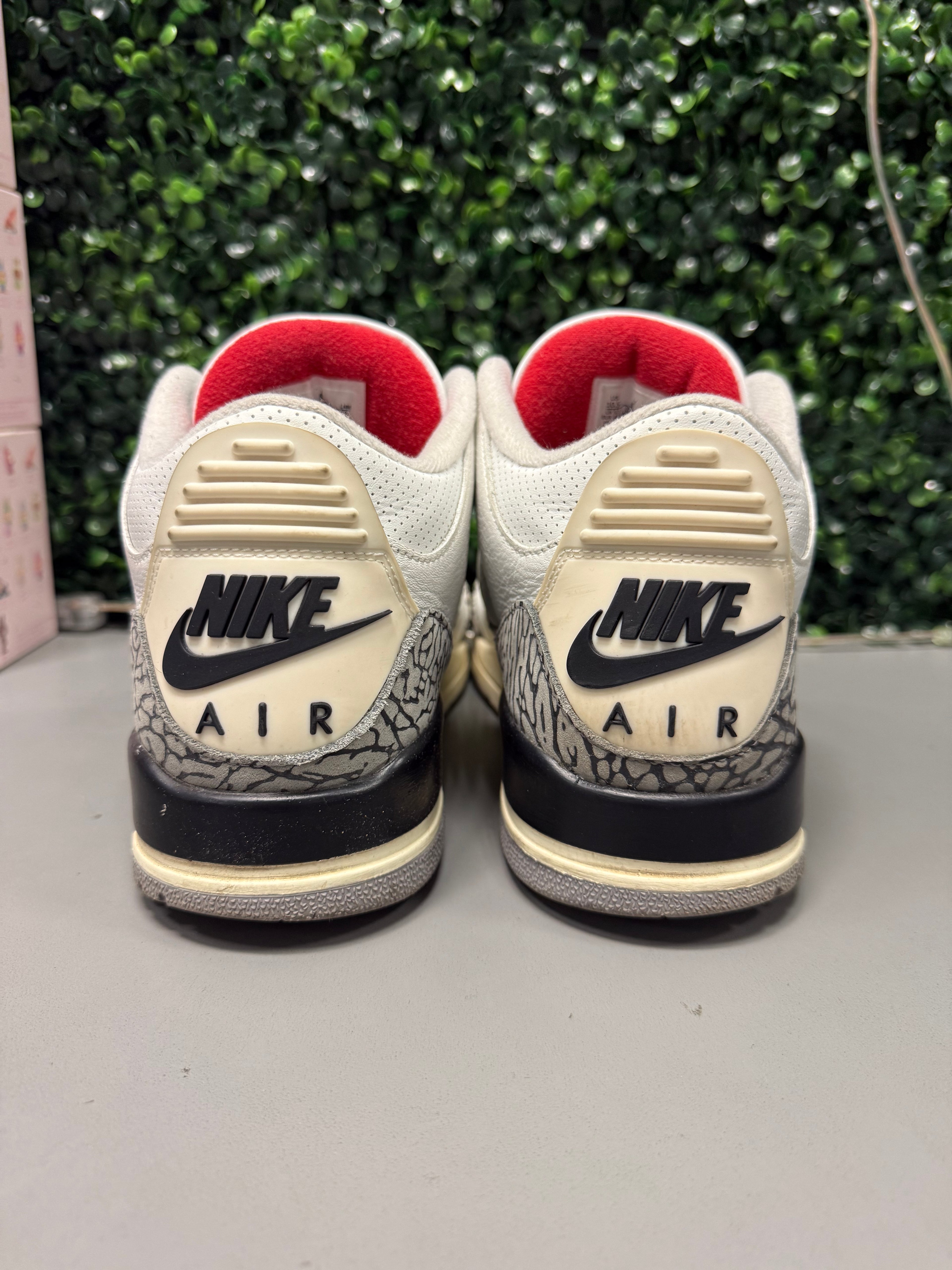 Jordan 3 "White Cement Reimagined" Size 10.5 Preowned