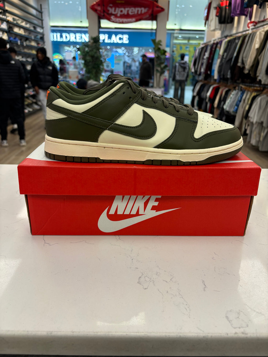 Nike Dunk Low “Rough Green” Preowned Size 12
