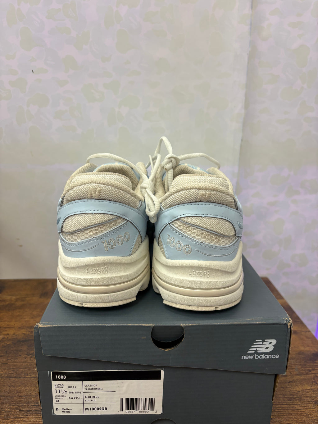 New Balance “Quarry Blue Exclusive” Size 11.5 Preowned