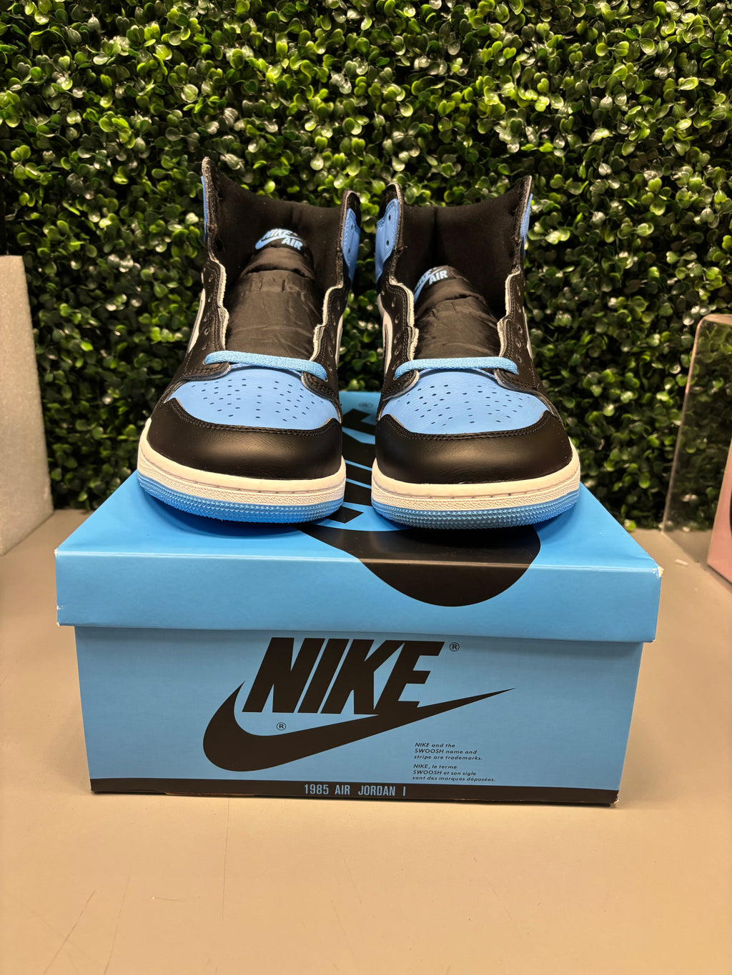 Jordan 1 Retro High OG "UNC Toe" Size 13 Tried On