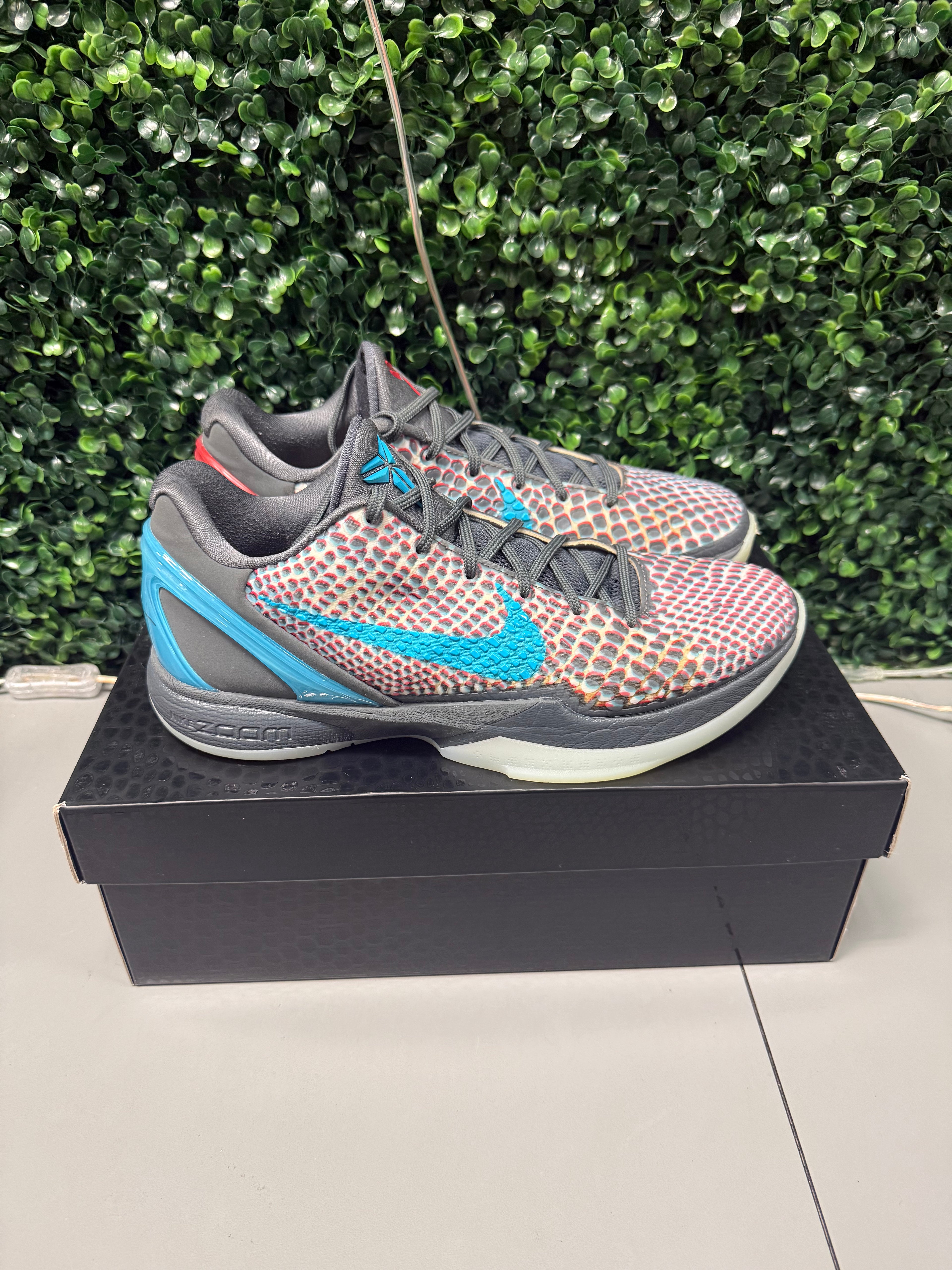 Nike Kobe 6 Protro "ASG Hollywood 3D" Size 9 Preowned