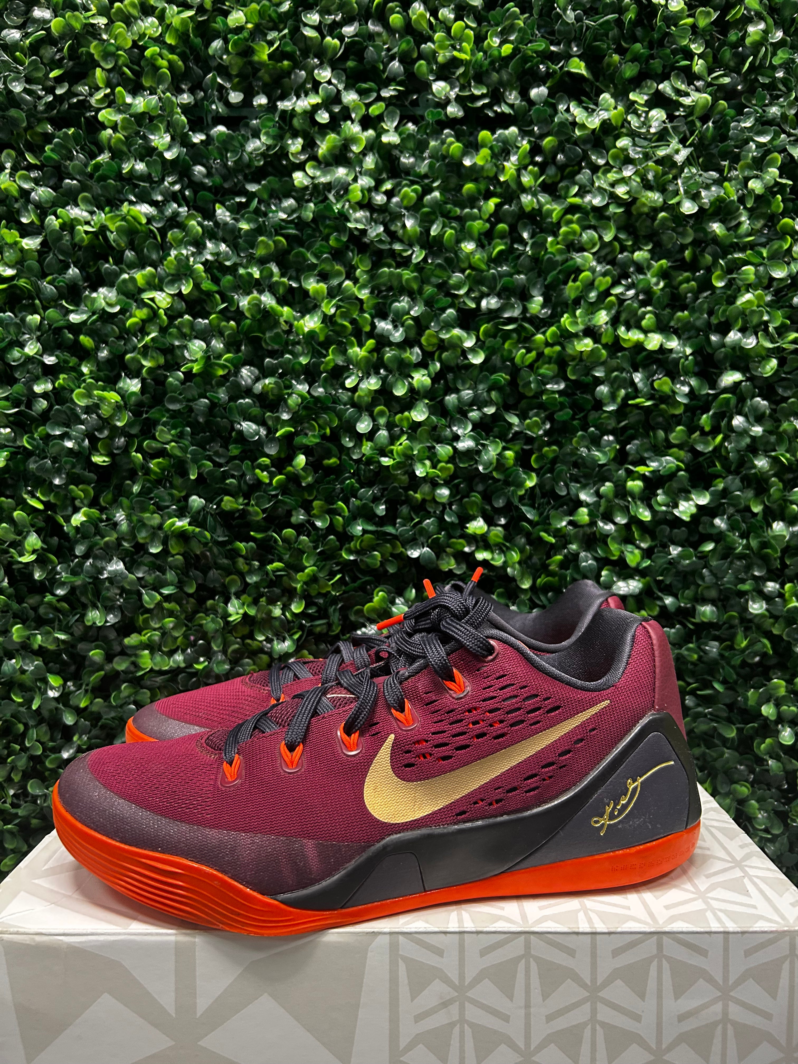 Kobe 9 "Deep Garnet" Size 8.5 Preowned