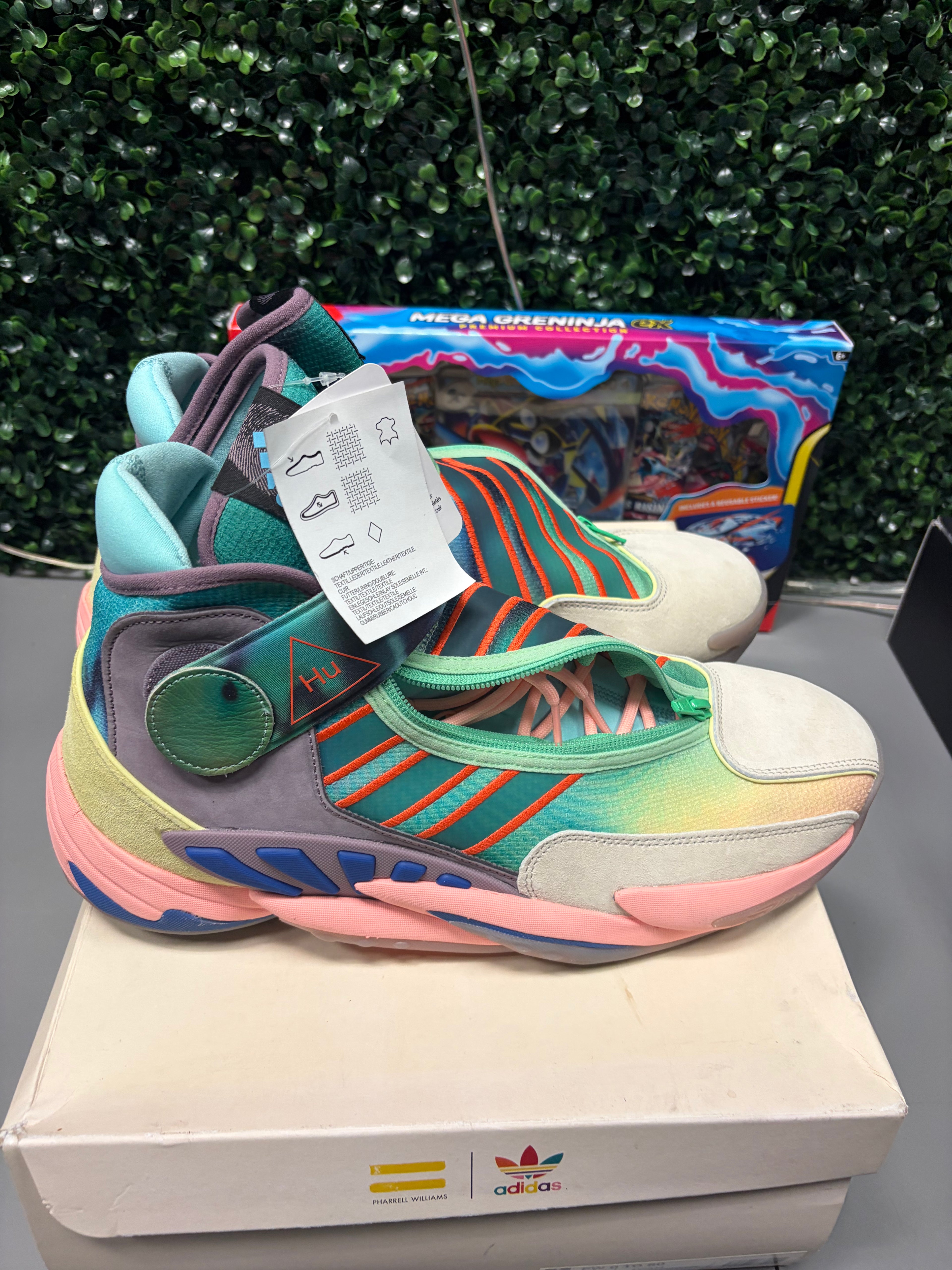 adidas "0 To 60 STMT" Pharrell Multicolor Size 13 Preowned