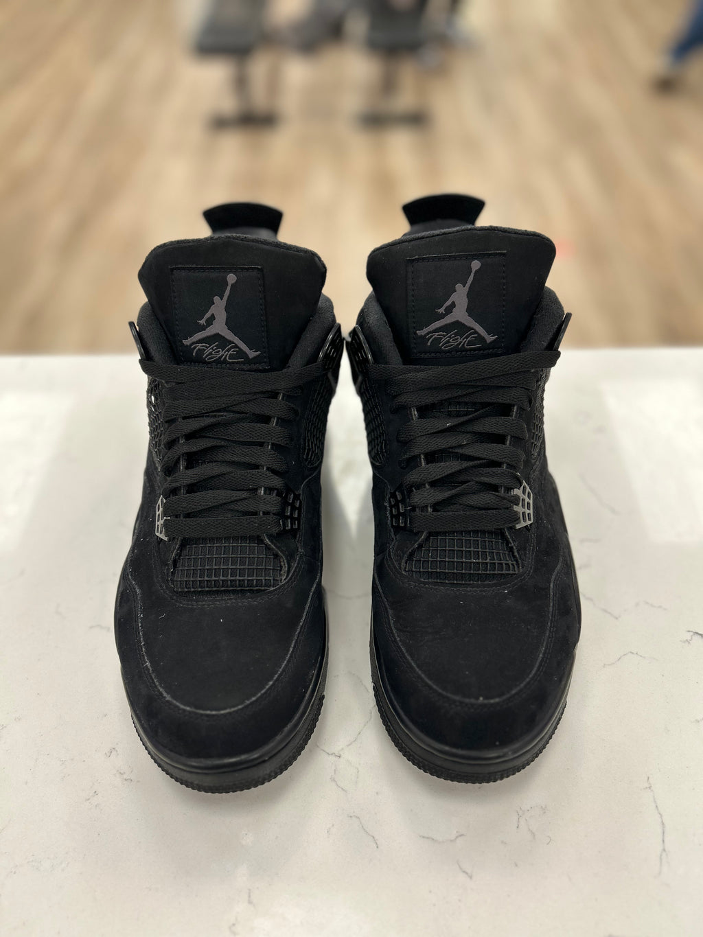 Jordan 4 Retro “Black Cat” Size 12M Preowned No Box