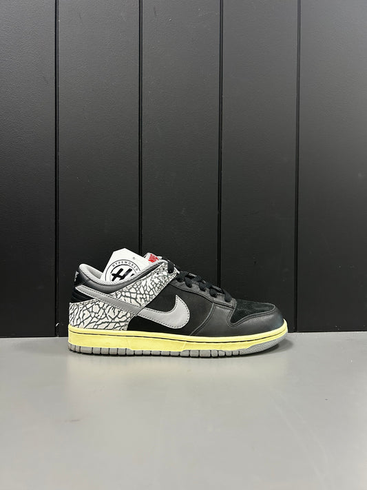 Nike Dunk Low "J-Pack Black Cement" Size 7.5M