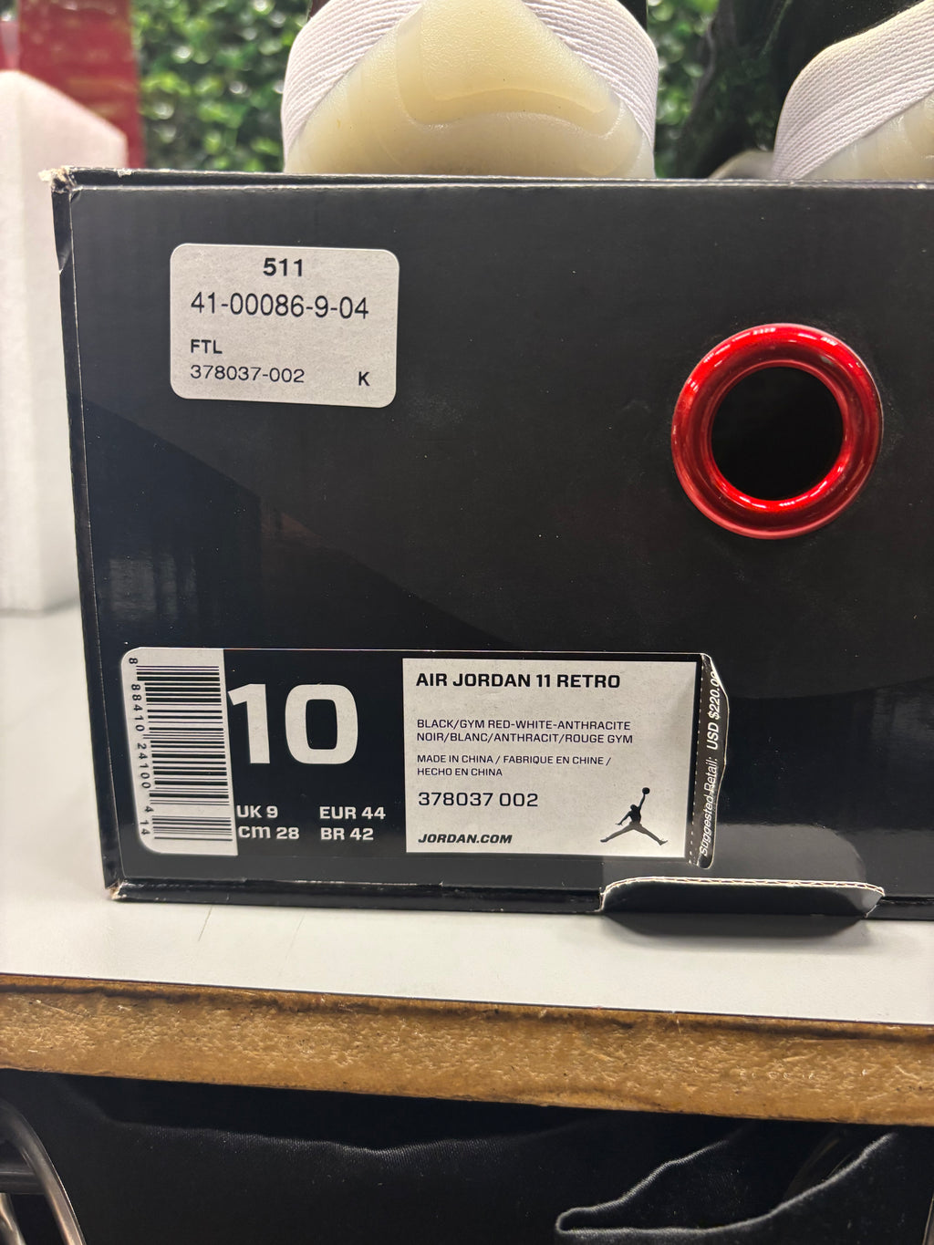 Jordan 11 "72-10" Size 10 Preowned