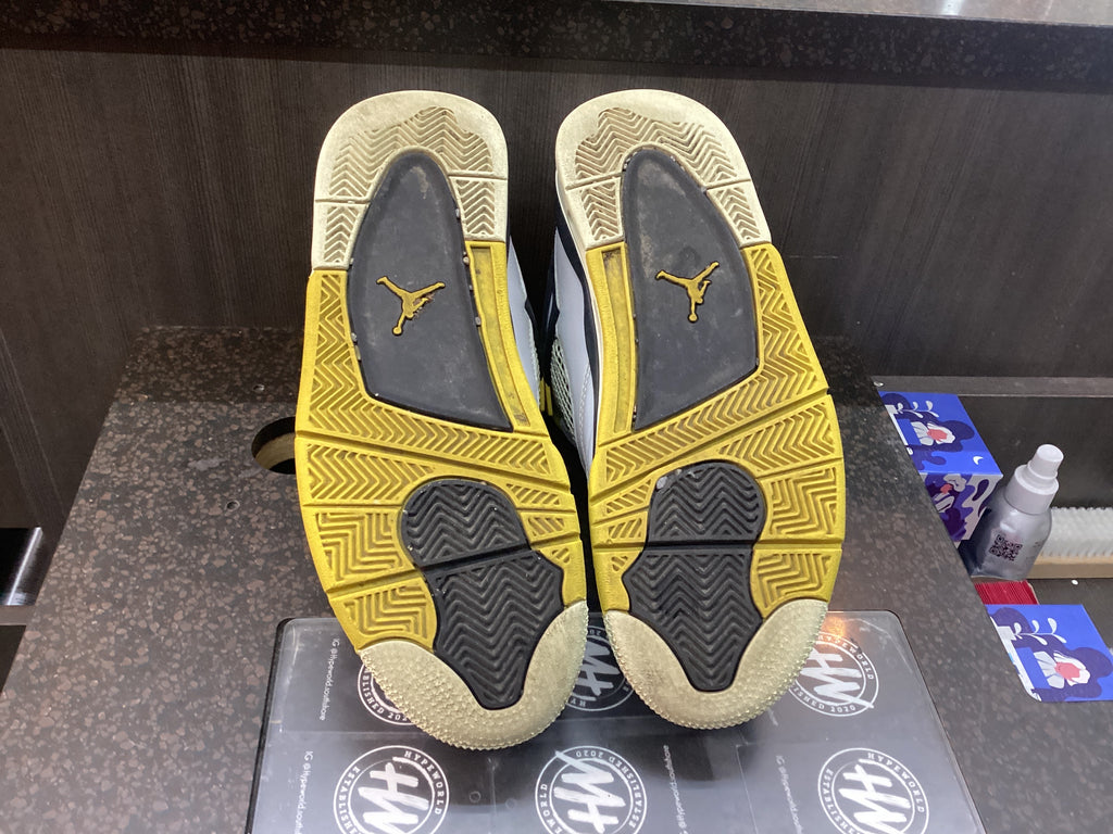 JORDAN 4 “Vivid Sulfur” Size 11W/9.5M PRE OWNED