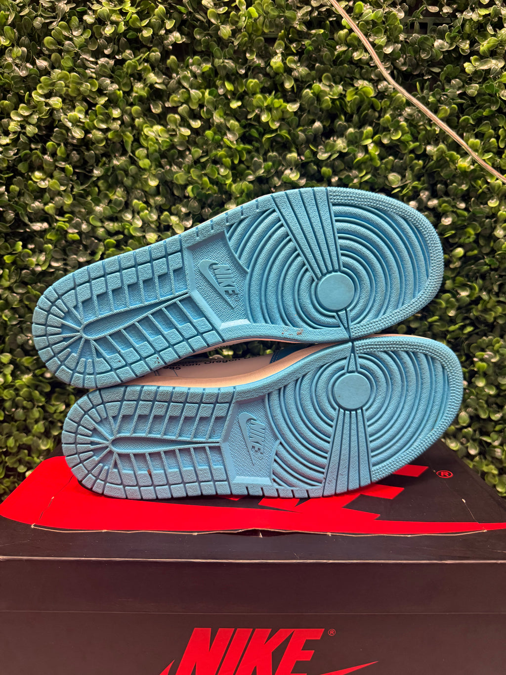 Jordan 1 High X Off-white "UNC" (Sample Pair) Size 10 Preowned