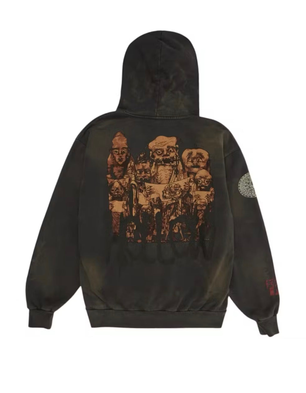 Travis Scott Cactus Jack x Takashi Murakami Hollow Hoodie “Brown”