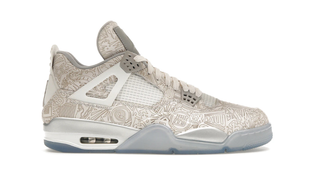 Jordan 4 Retro 30th "Anniversary Laser *Oxidized Left Sole