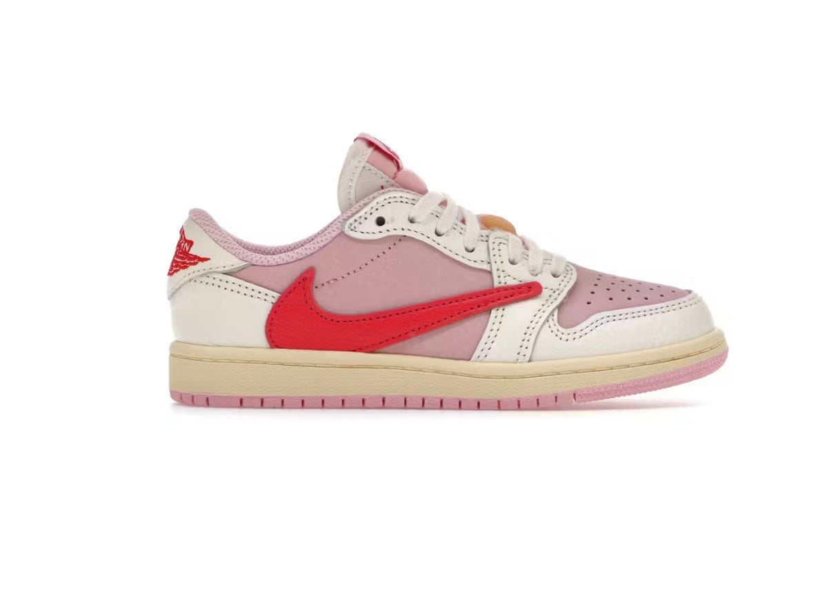 Jordan 1 Low x Travis Scott “Sail Tropical Pink” (PS)