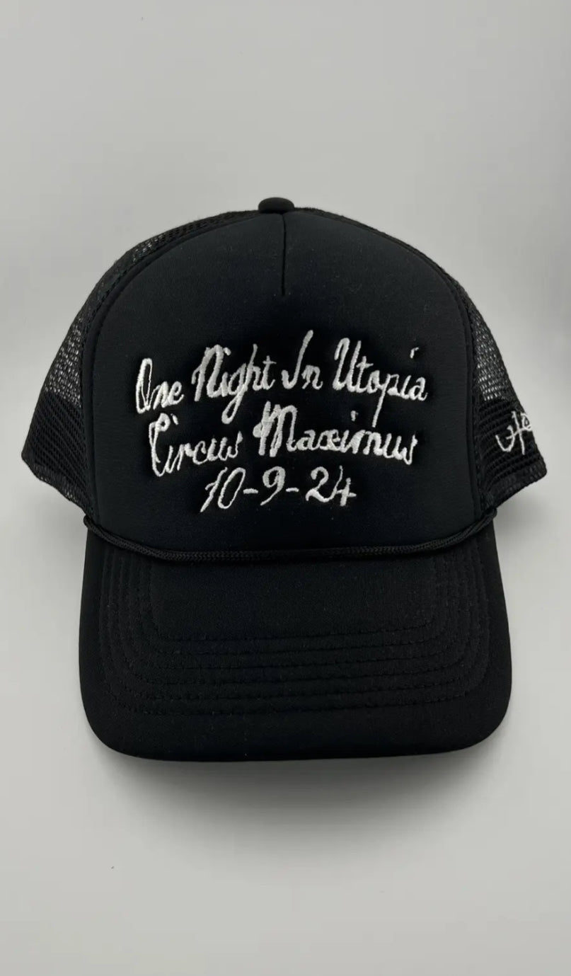 Travis Scott “One Night In Utopia” Trucker Hat
