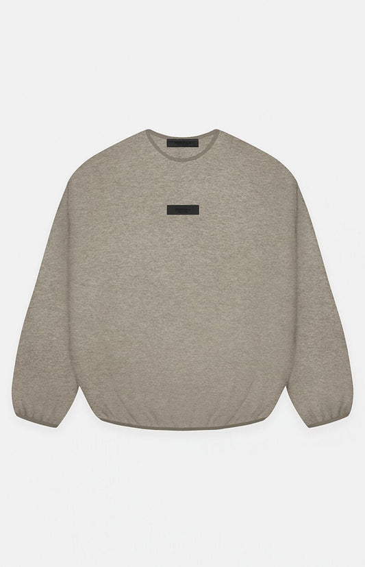 Fear of God Essentials Heather Grey Crew Neck Sweatshirt