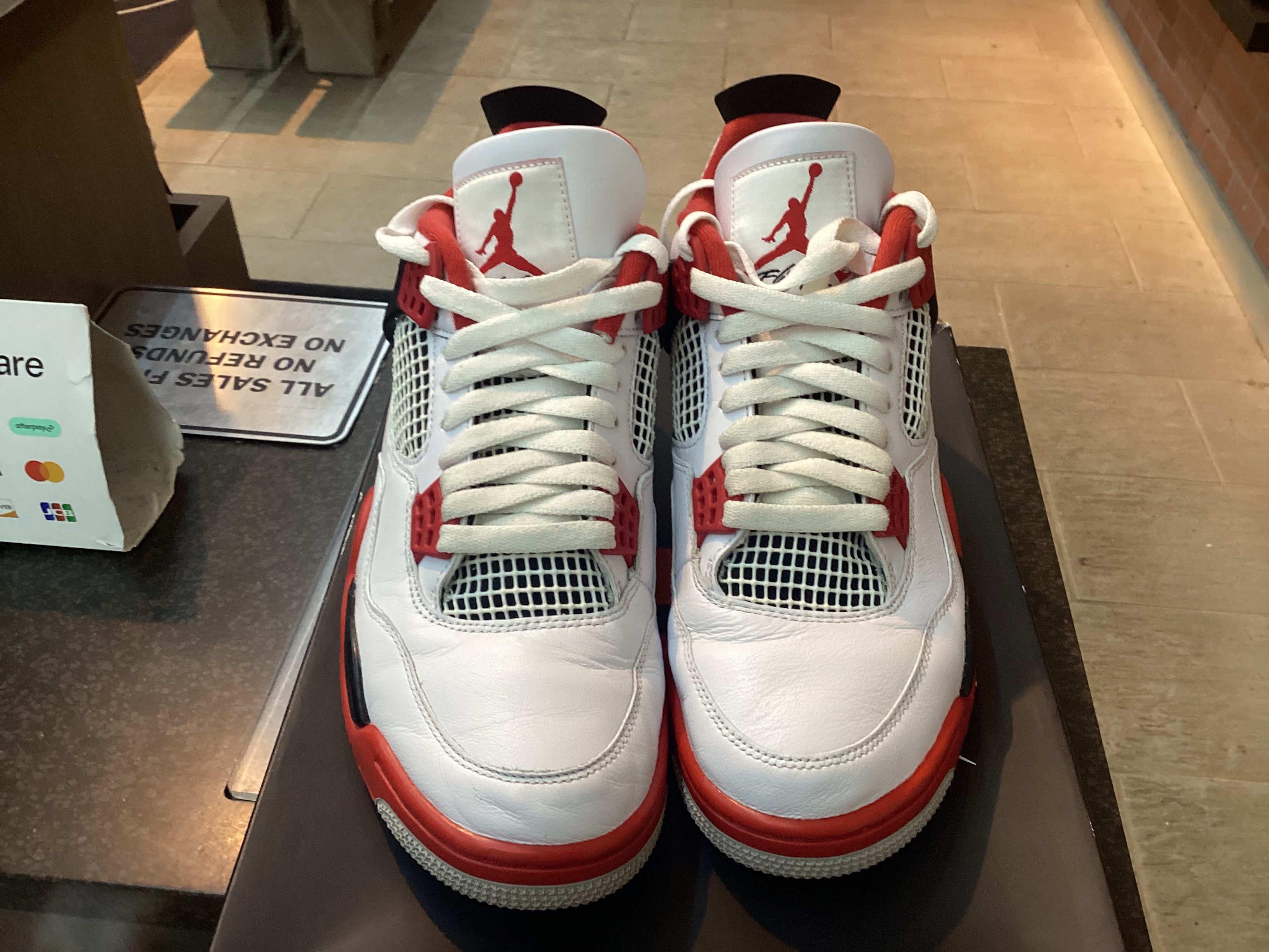 Jordan 4 “Fire Red” Size 9.5 Preowned