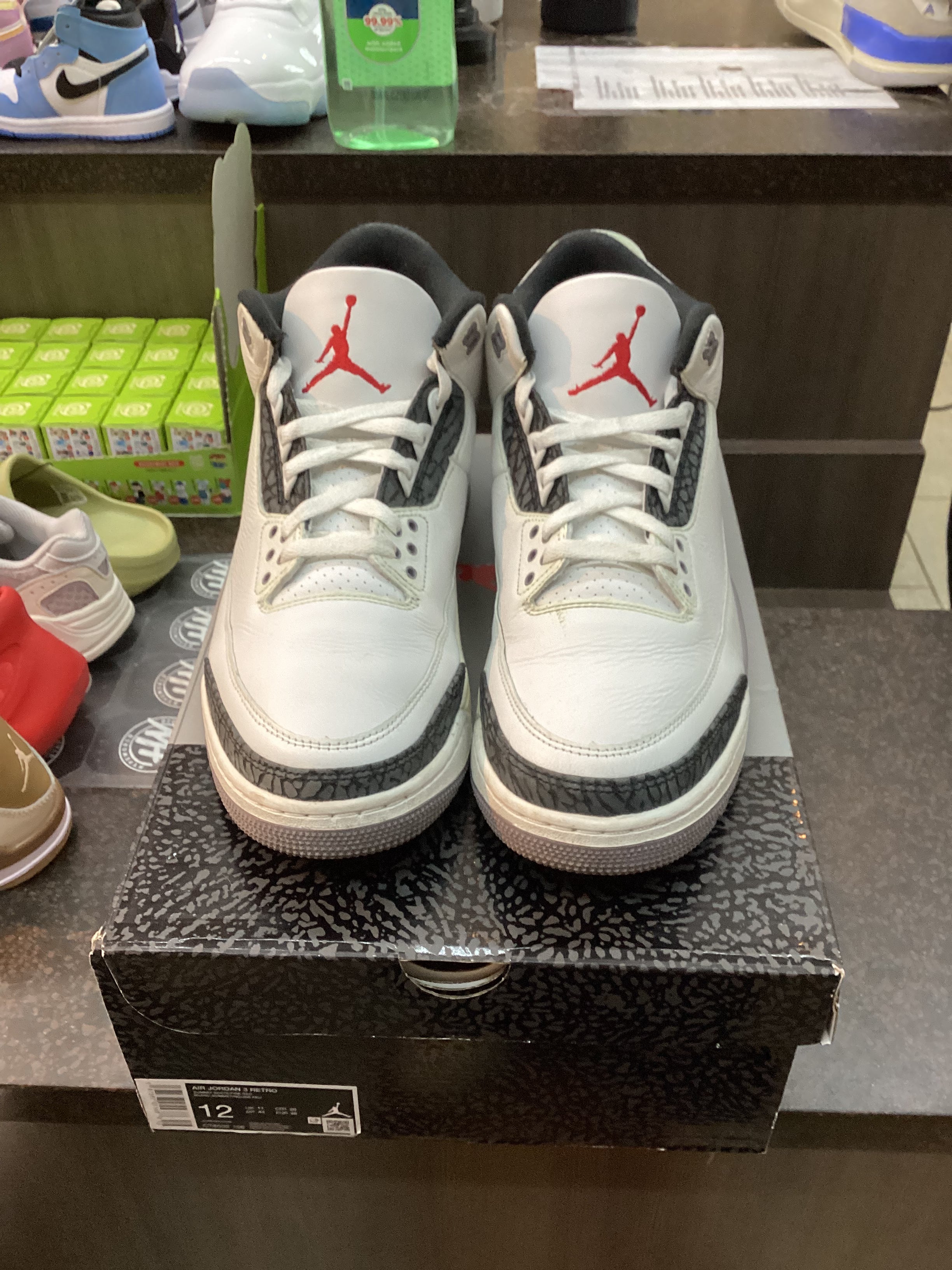 Jordan 3 “Cement Grey” Size 12 Preowned