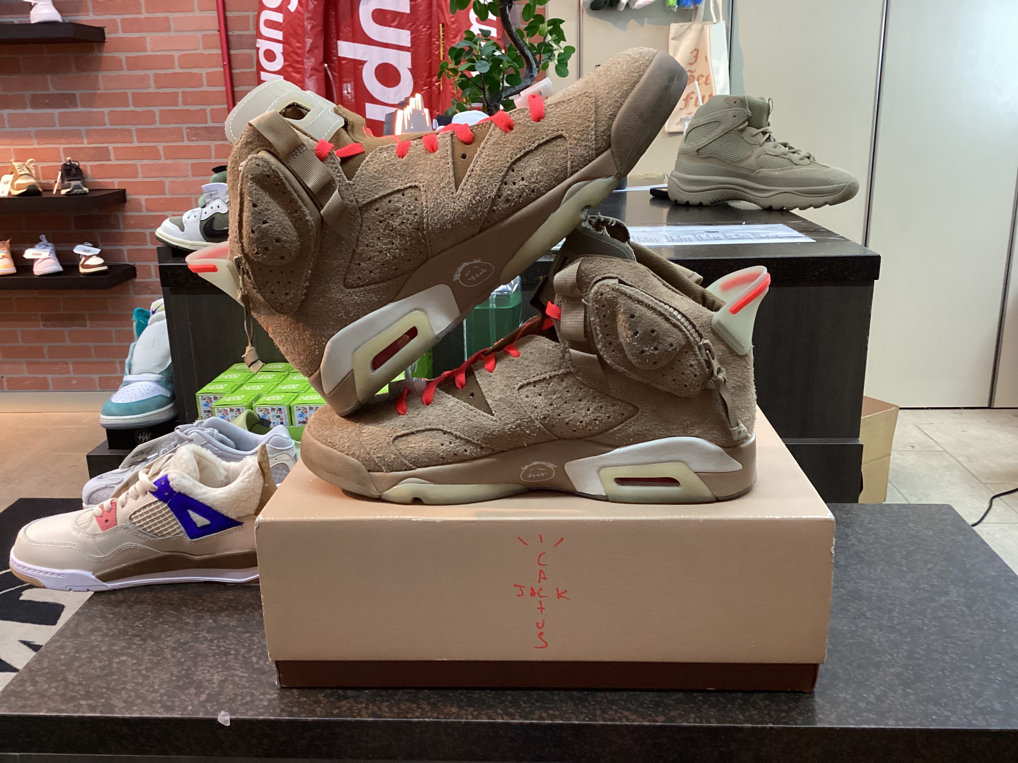 Jordan 6 x Travis Scott “British Khaki” Size 12 Preowned