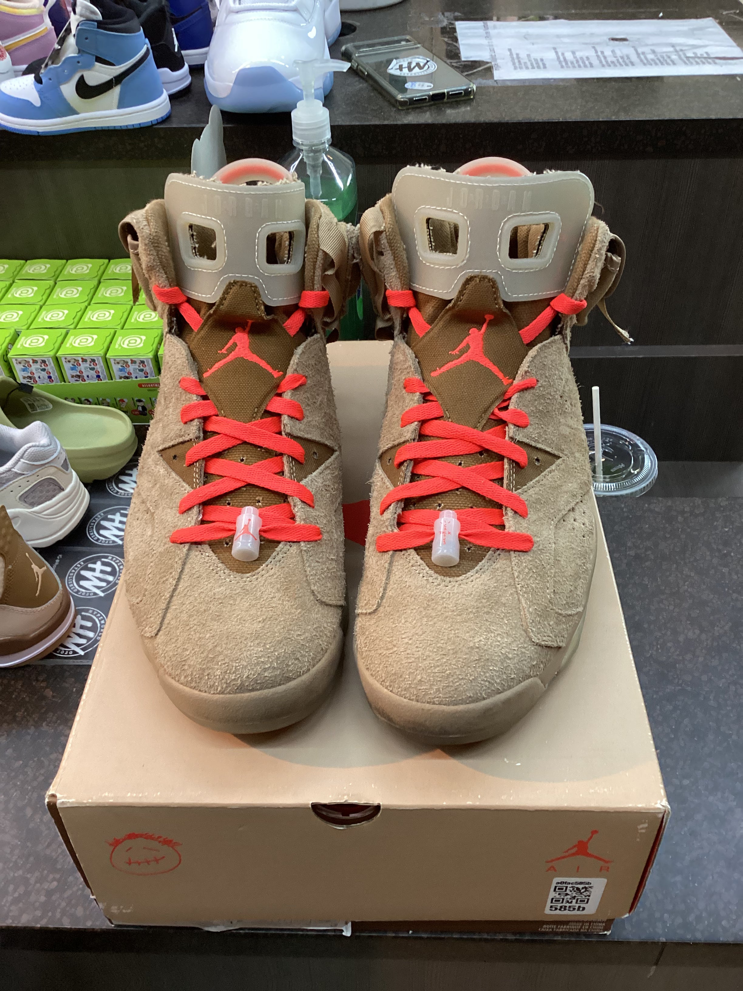 Jordan 6 x Travis Scott “British Khaki” Size 12 Preowned