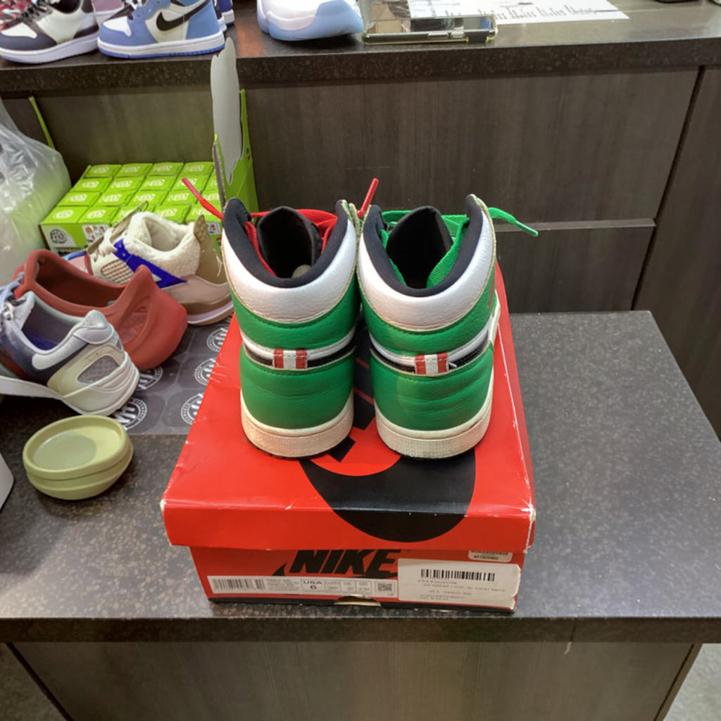 Jordan 1 High “Lucky Green” (Womens) Size 6W / 4.5Y Preowned