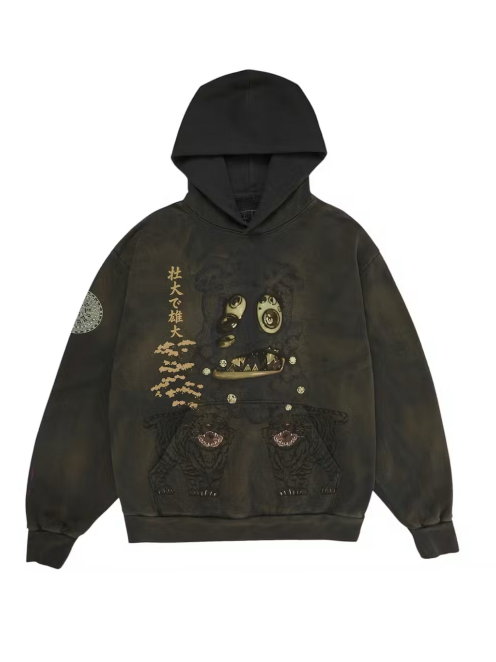 Travis Scott Cactus Jack x Takashi Murakami Hollow Hoodie “Brown”