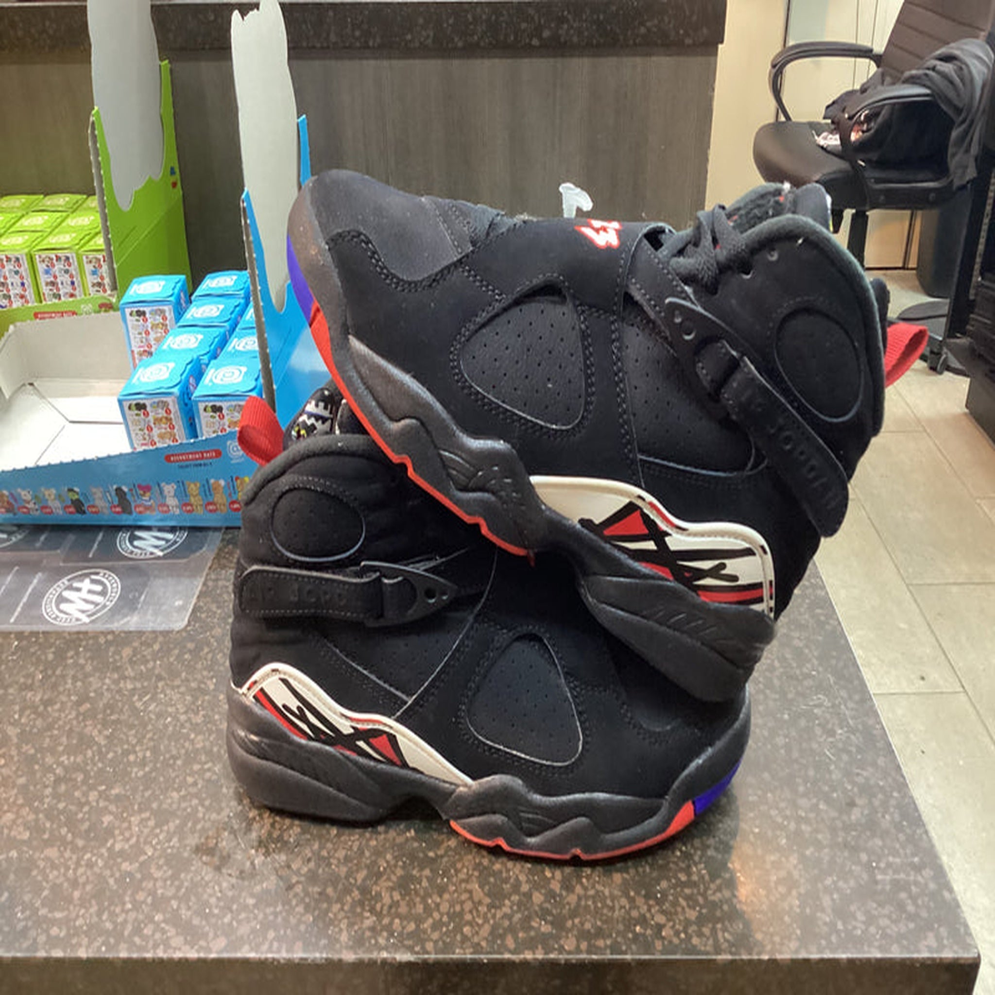 Jordan 8 “Playoffs” (2023) Size 4Y Preowned No Box