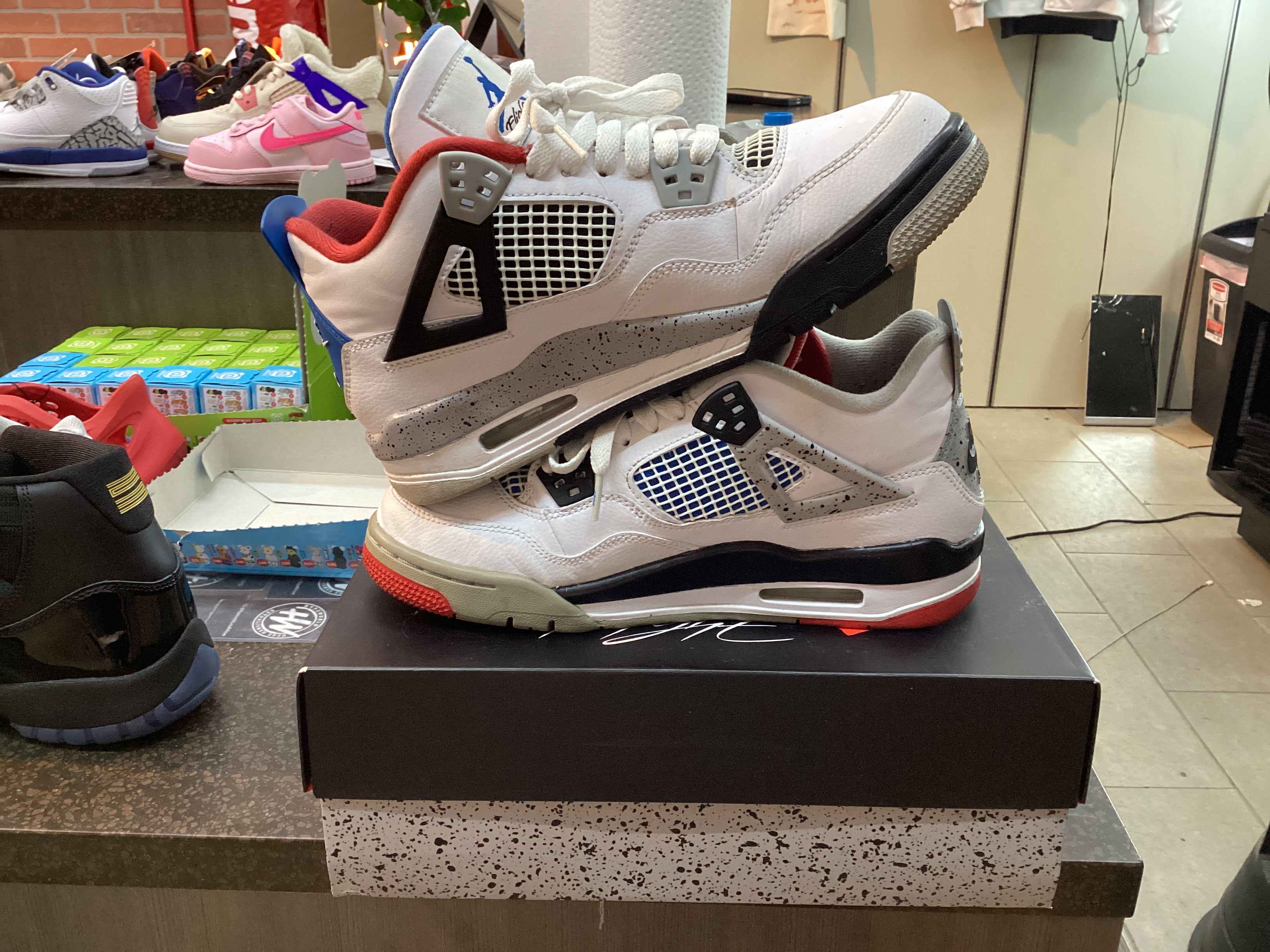 Jordan 4 “What The 4” Size 7Y Preowned