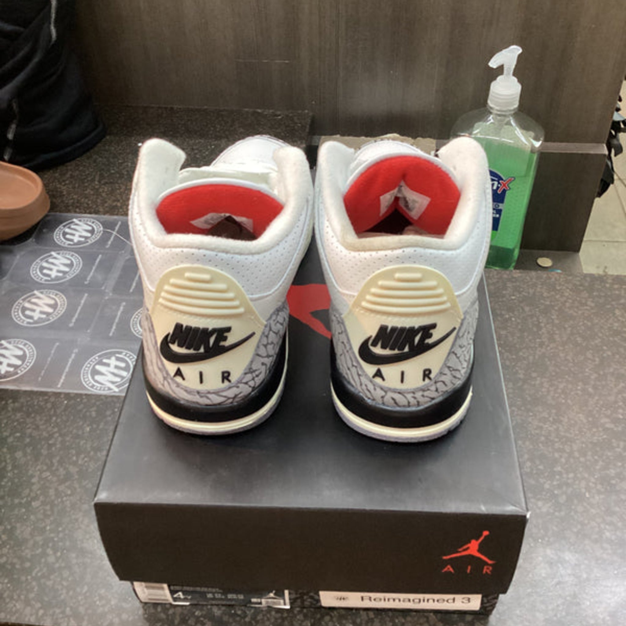 Jordan 3 “White Cement Reimagined” New with Defects