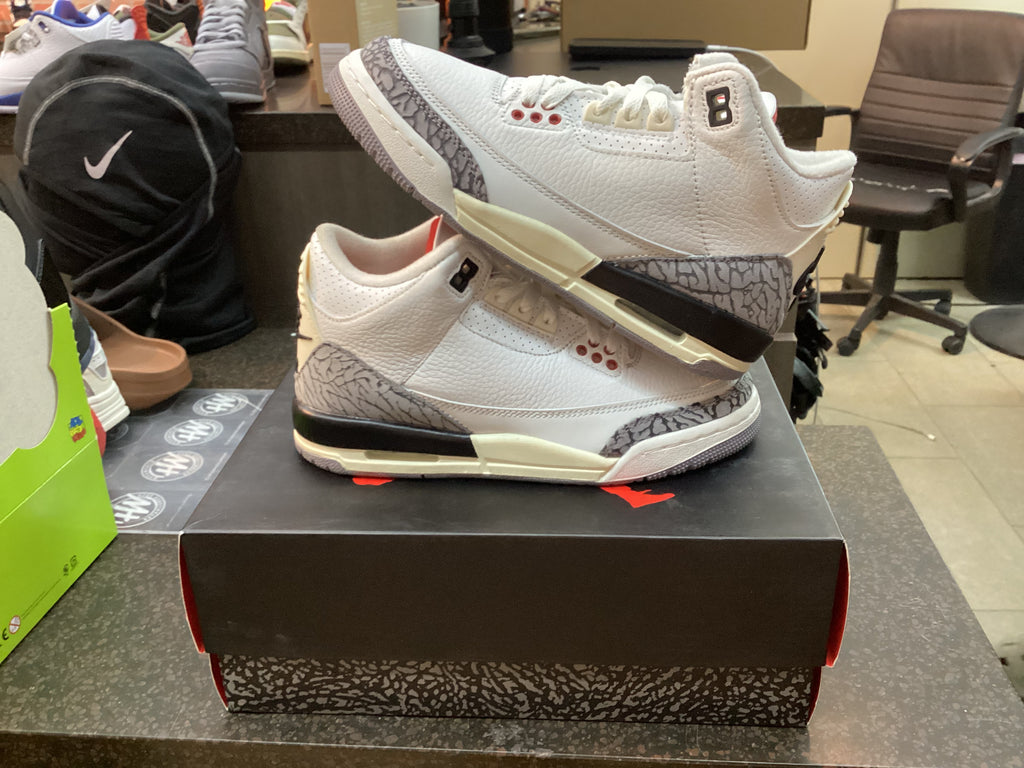 Jordan 3 “White Cement Reimagined” Preowned Size 4Y