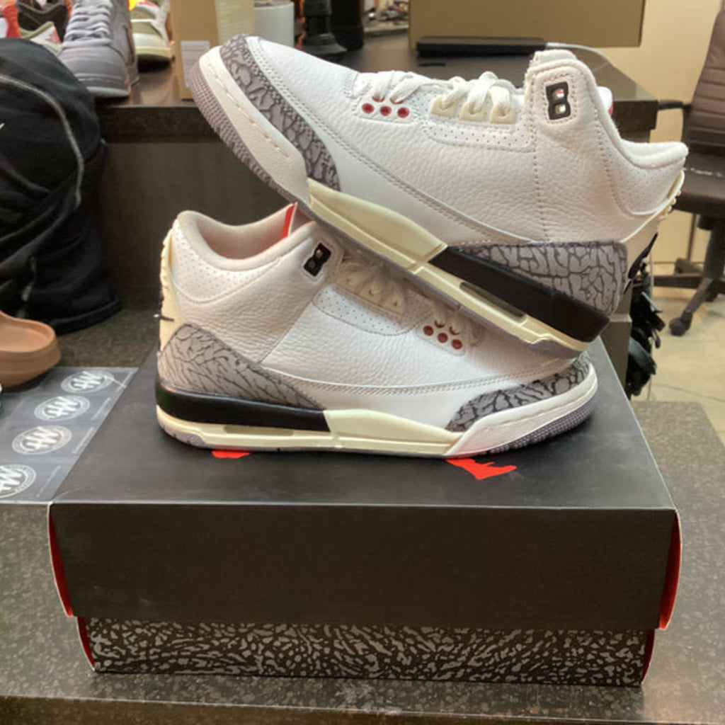 Jordan 3 “White Cement Reimagined” New with Defects