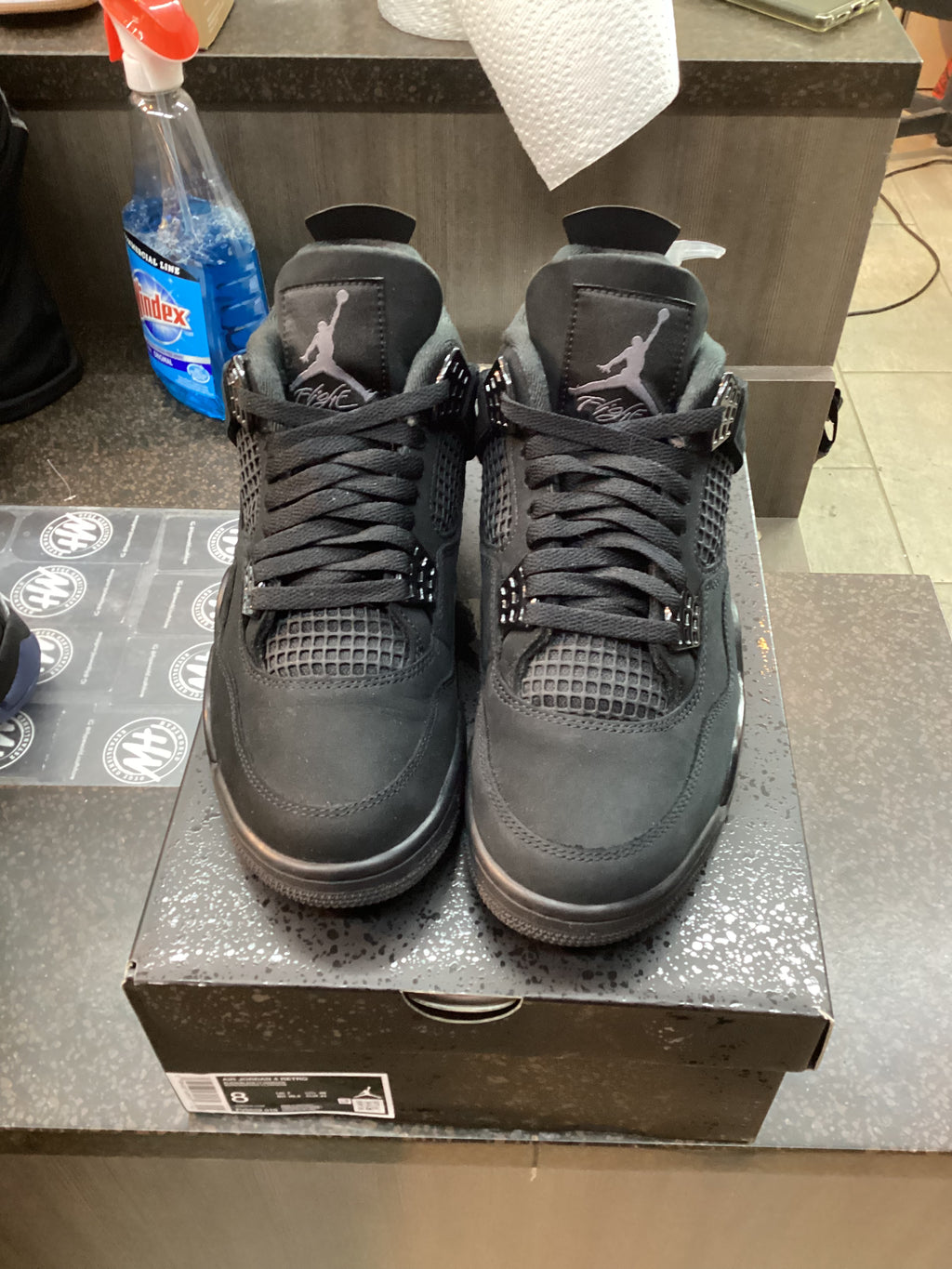 Jordan 4 “Black Cat 2025” Size 8 Preowned