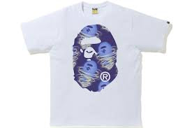 BAPE Storm Big Ape Head Tee “White/Purple”