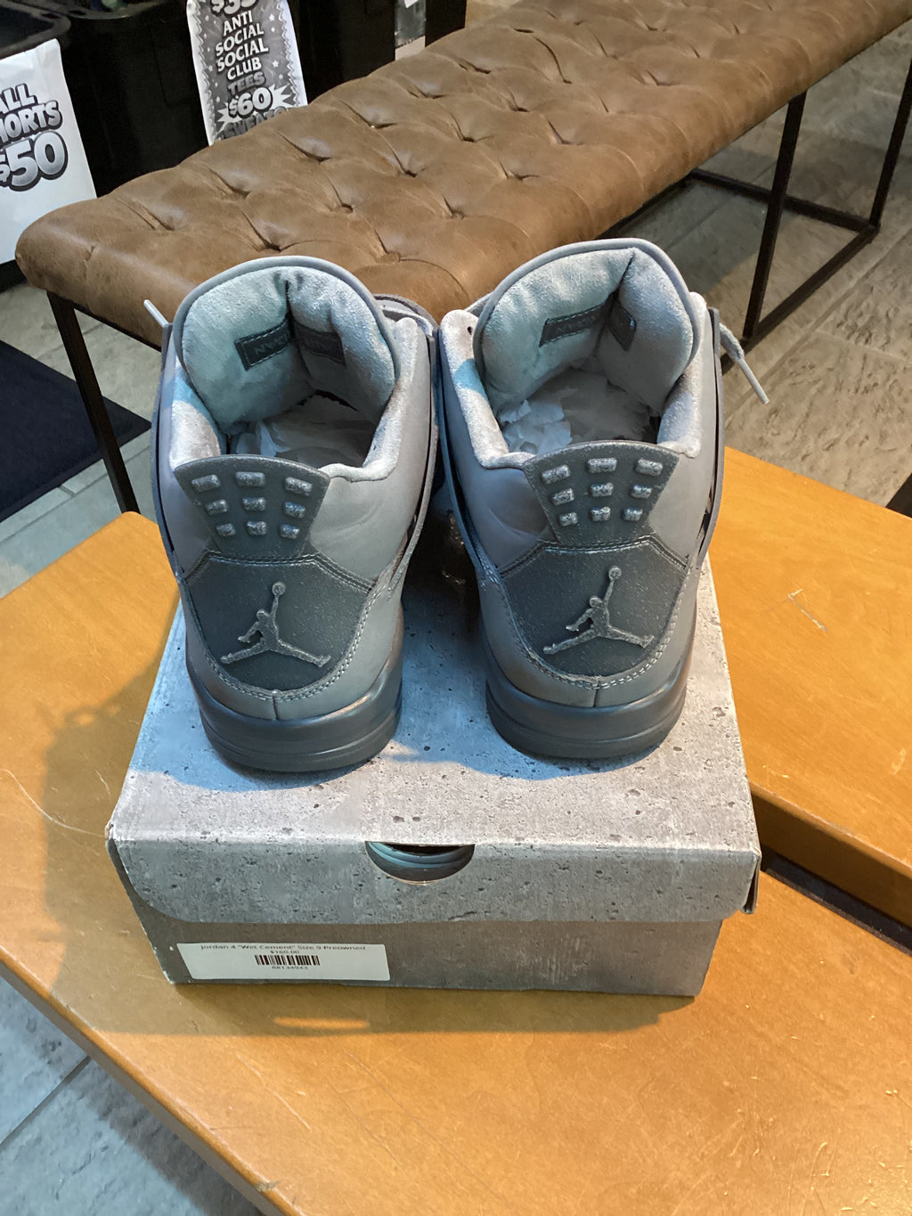 Jordan 4 “Wet Cement” Size 9 Preowned