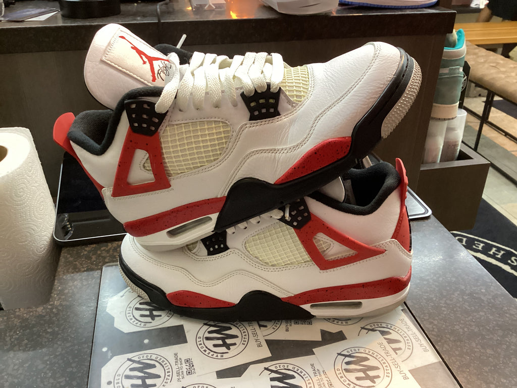 Jordan 4 “Red Cement” Size 8 Preowned No Box