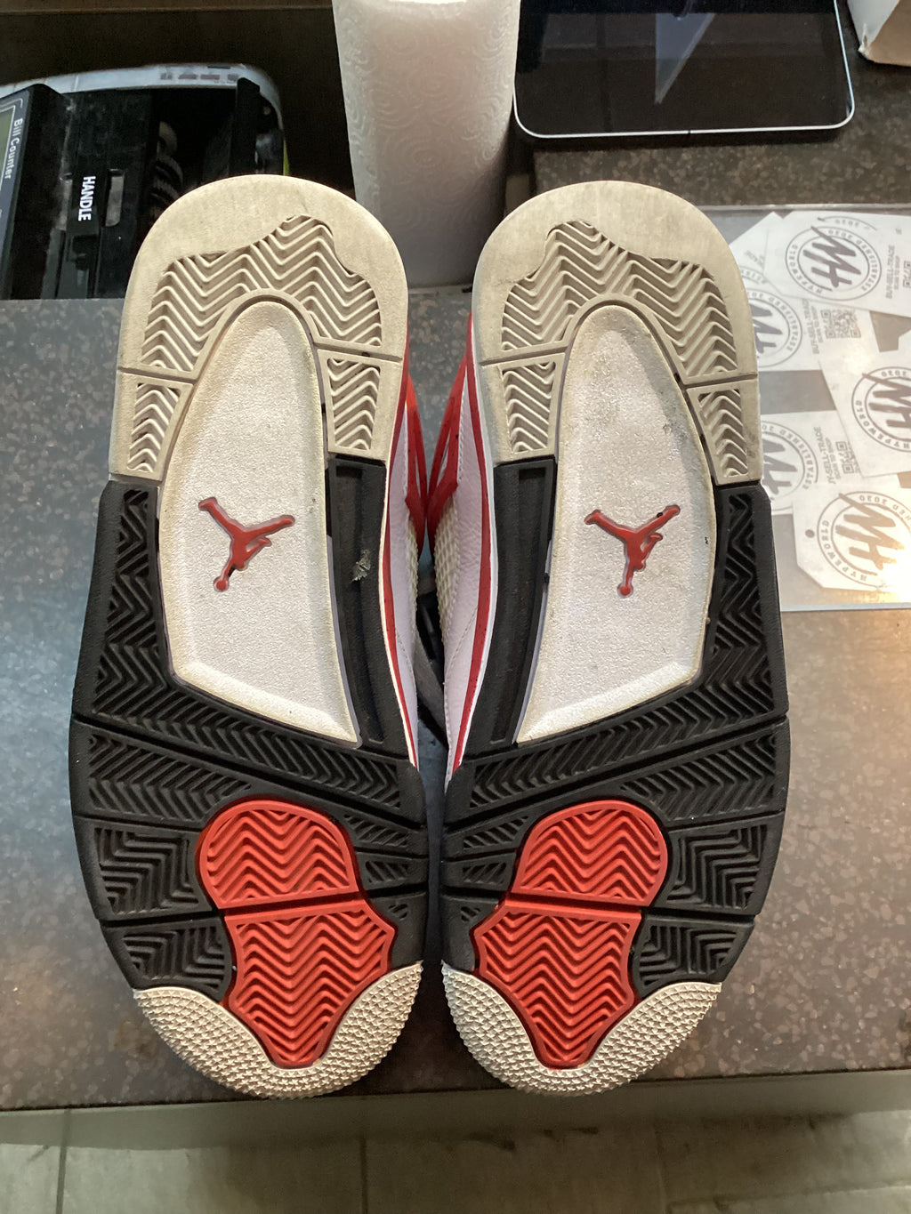 Jordan 4 “Red Cement” Size 8 Preowned No Box