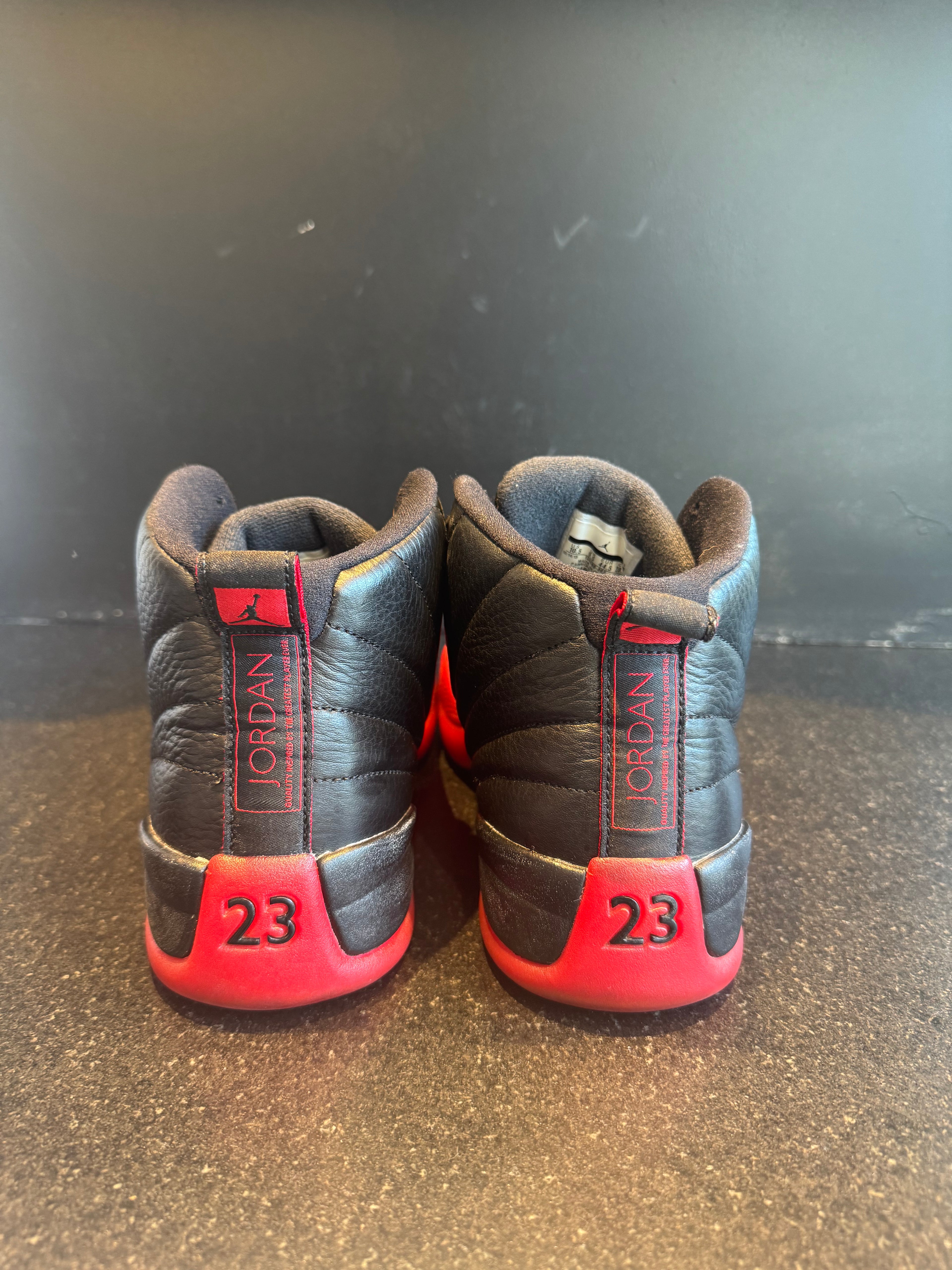 Jordan 12 'Flu Game' Size 10.5 Preowned with box