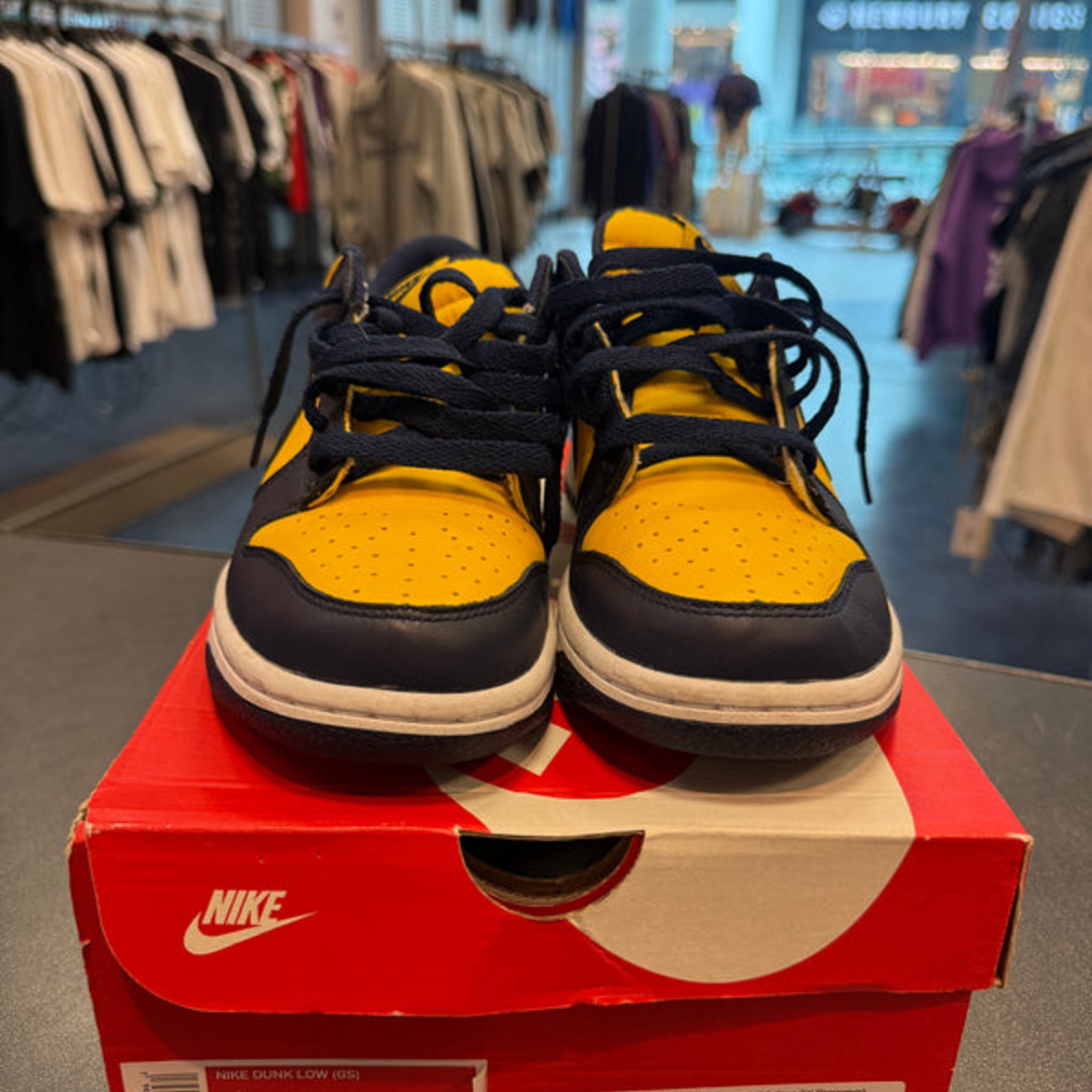 Nike Dunk Low Michigan (2021) GS Size 7Y Preowned