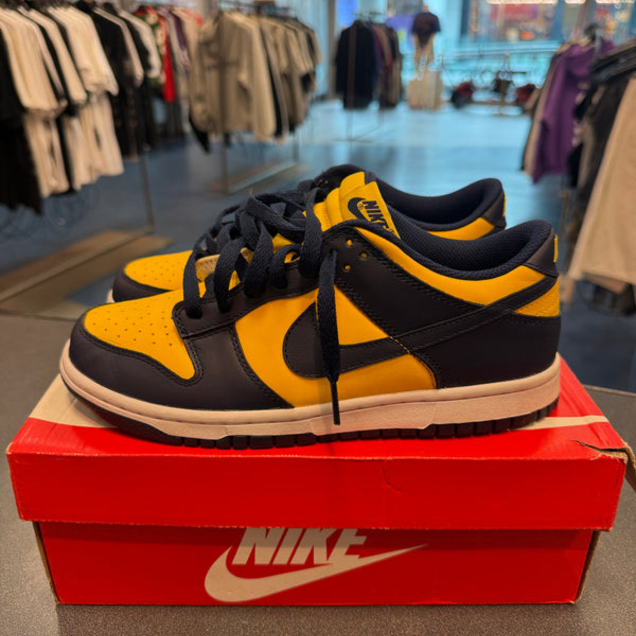 Nike Dunk Low Michigan (2021) GS Size 7Y Preowned