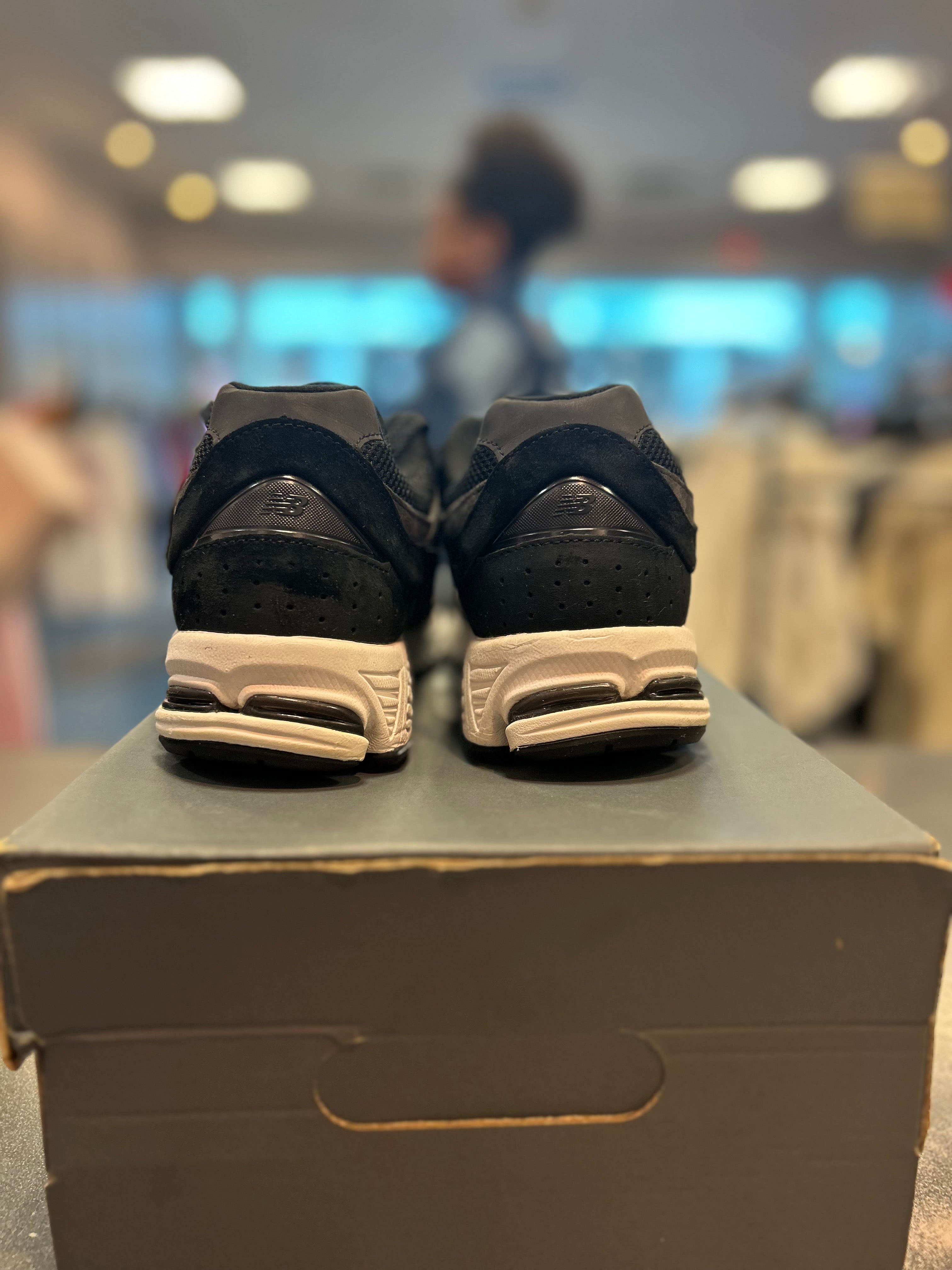 New Balance 2002R "Black Gunmetal" Size 8 Preowned