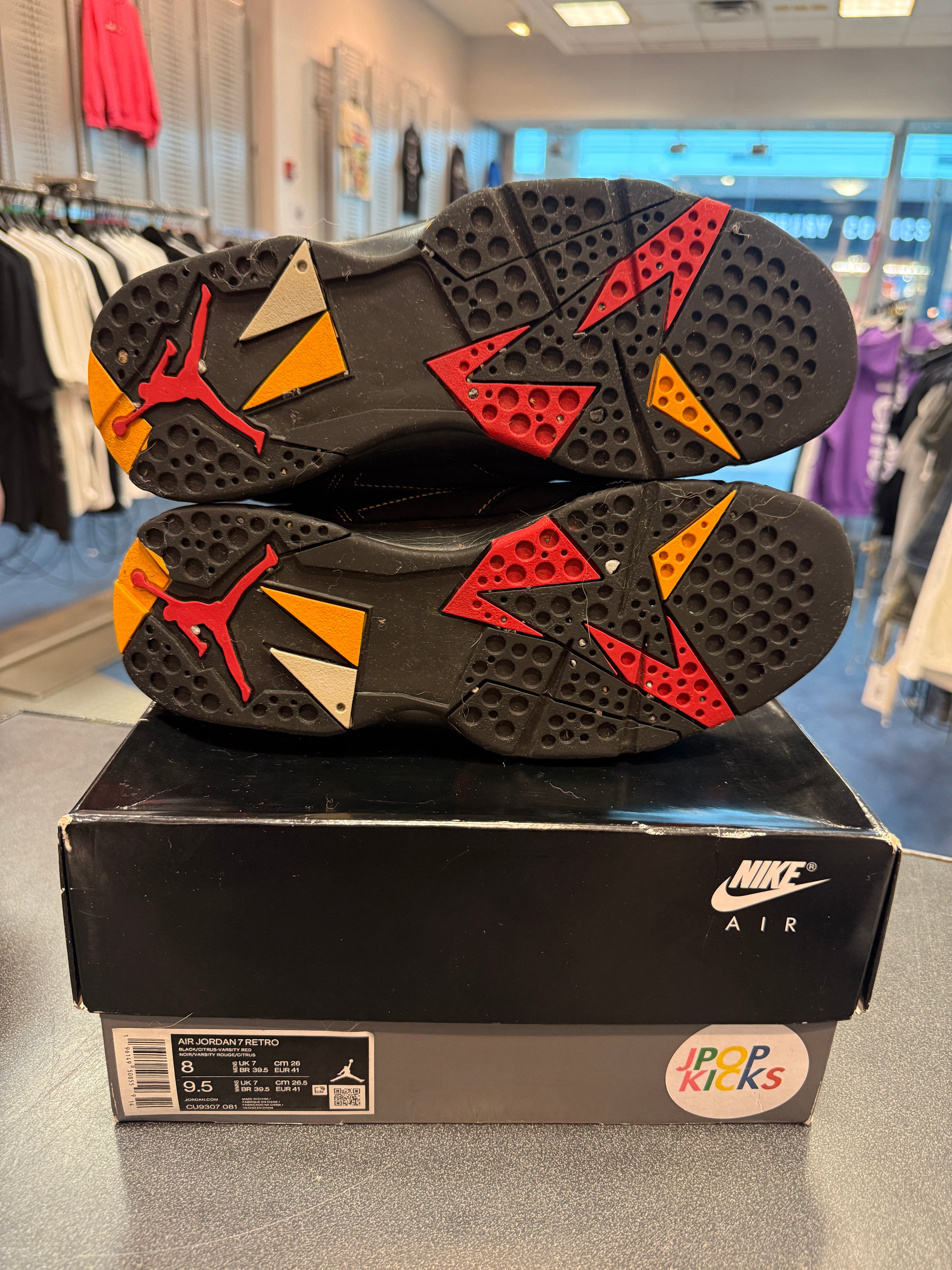 Jordan 7 "Citrus" Size 8 Preowned