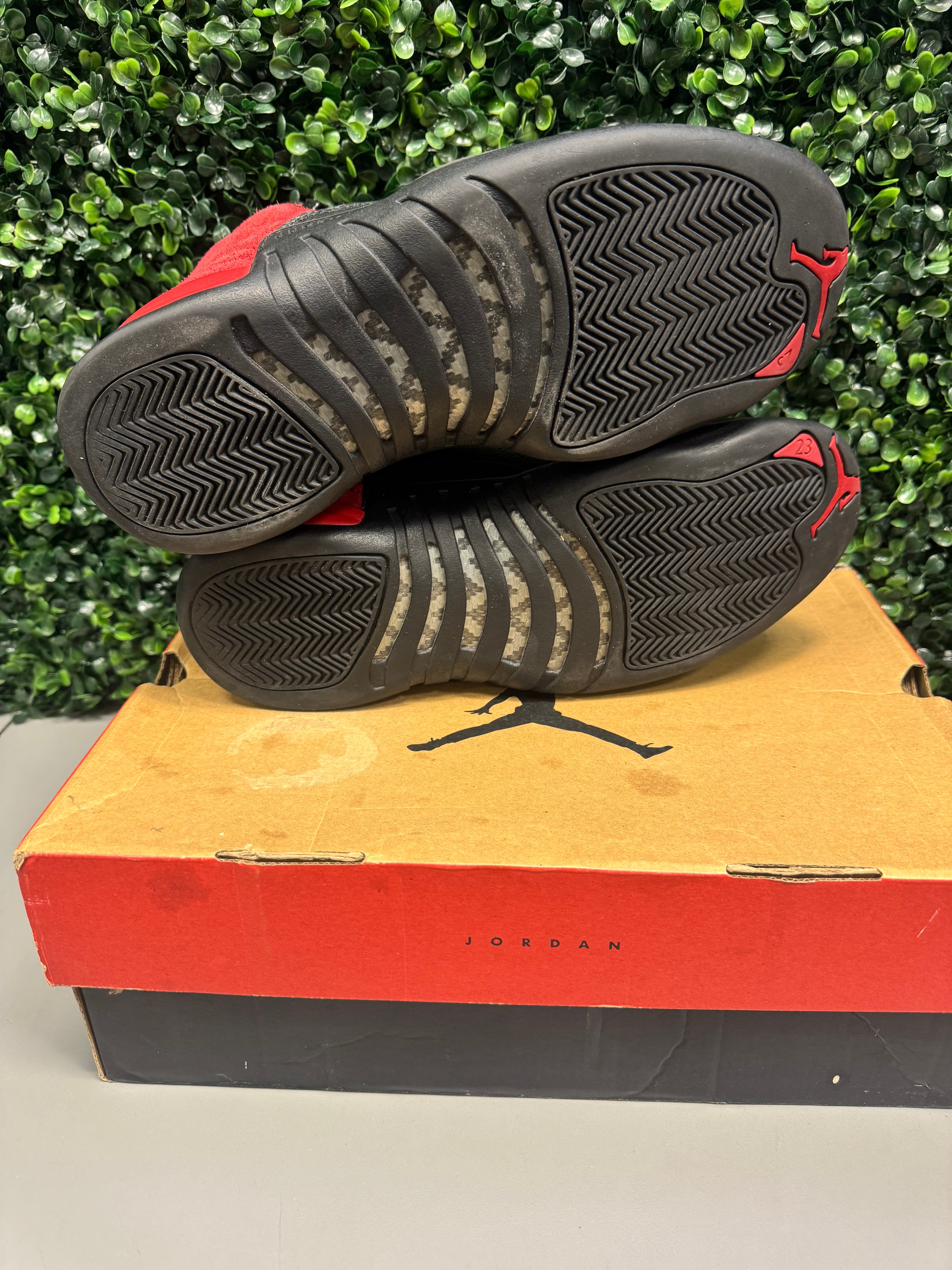 Jordan 12 “Reverse Flu Game” Size 10 Preowned