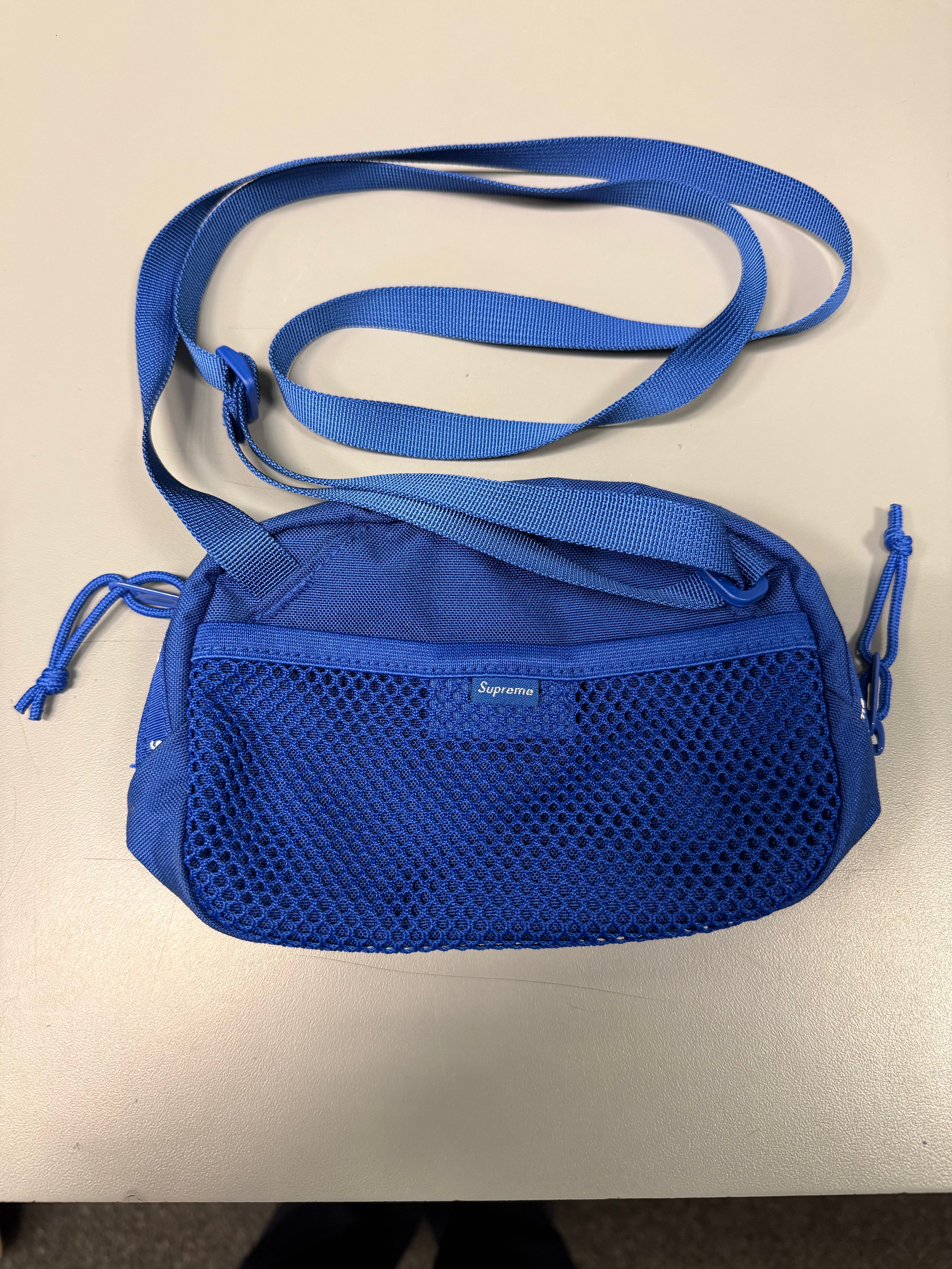 Supreme Mini Side Bag Blue "Preowned"