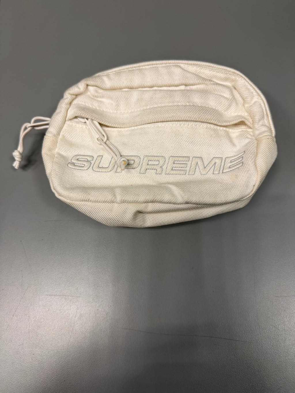 Supreme Denim Mini Shoulder Bag White "Preowned"