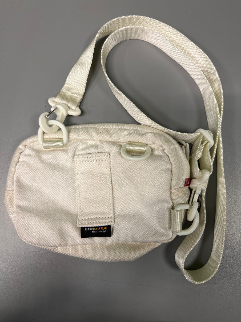 Supreme Denim Mini Shoulder Bag White "Preowned"