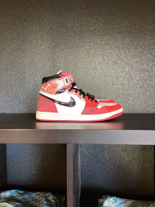 Jordan 1 Retro High OG Spider-Man Size 10.5 Preowned